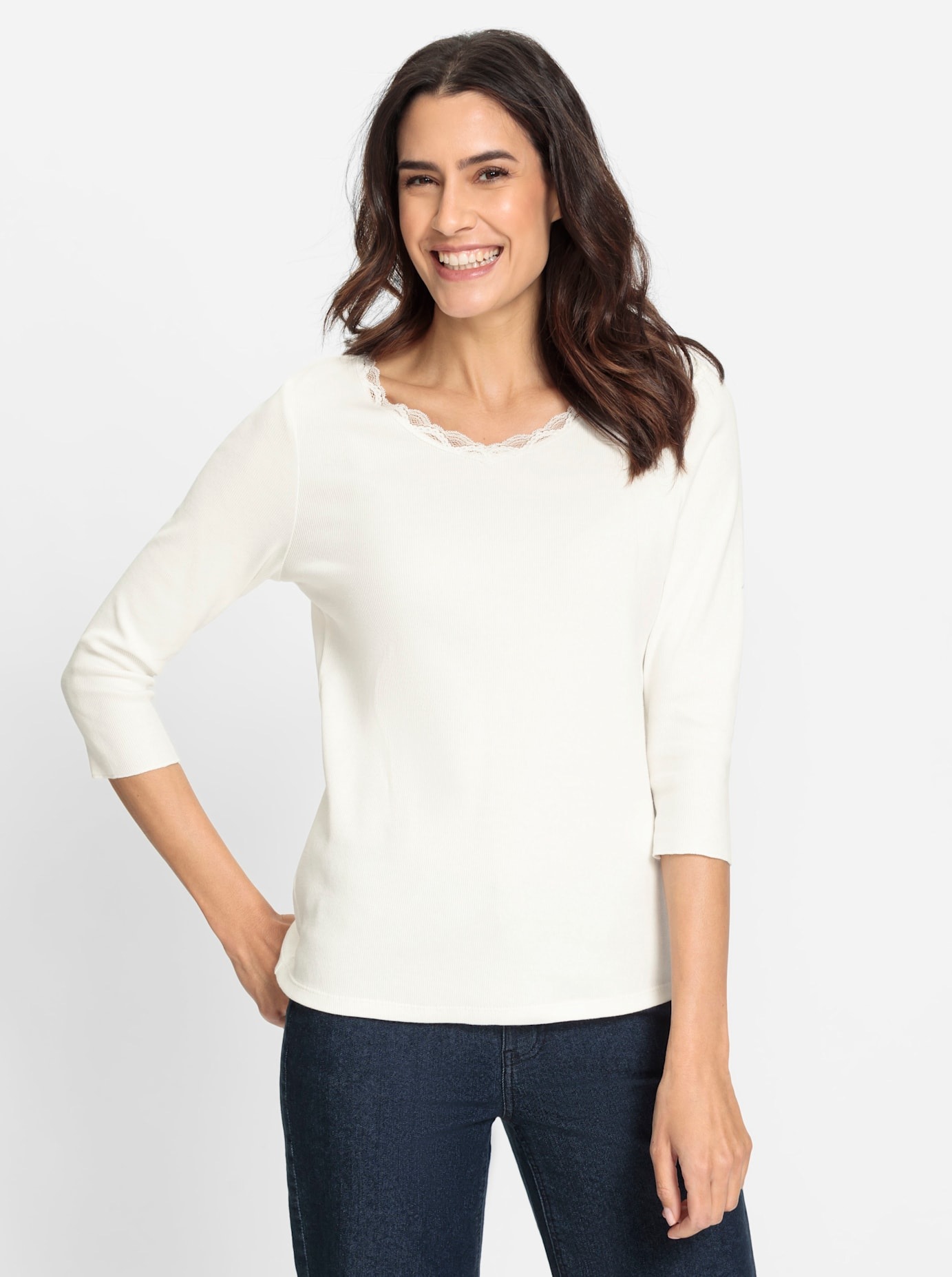 Inspirationen 3/4-Arm-Shirt "3/4-Arm-Shirt", (1 tlg.) günstig online kaufen