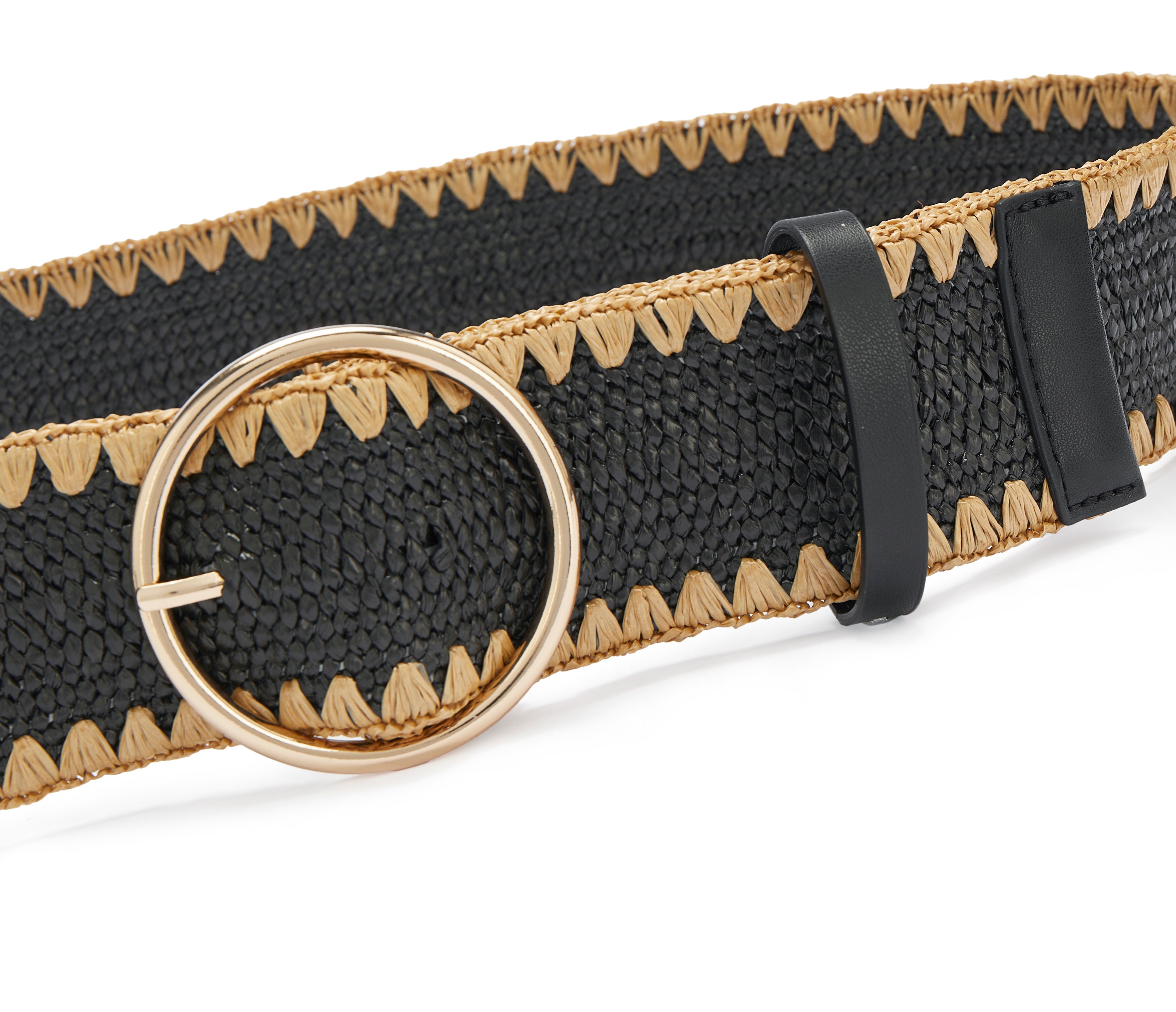 Thumbnail - LASCANA Taillengürtel "Stretchgürtel" elastischer Gürtel in Bast-Optik für Kleid & Overall