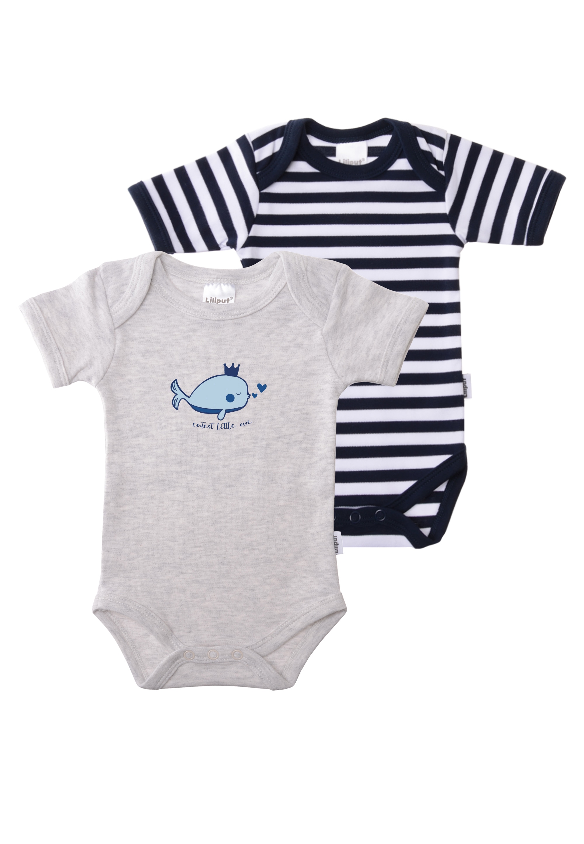 Liliput Body "Wal" 2 Stk. in maritimem Design