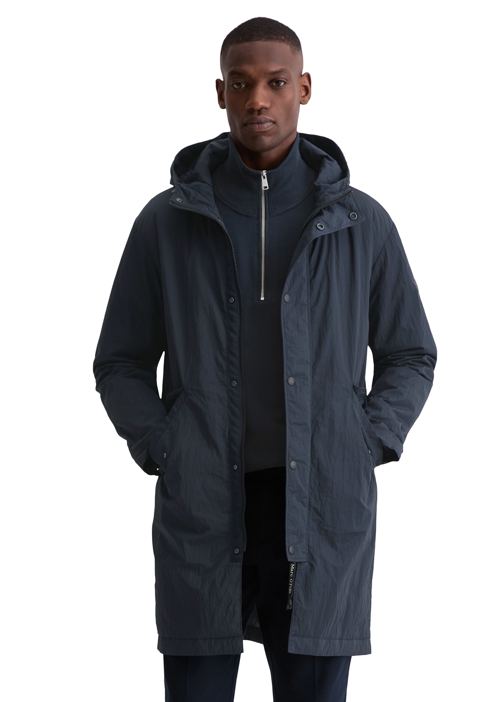 Marc O'Polo Outdoorjacke »mit leichter Wattierung« mit Kapuze