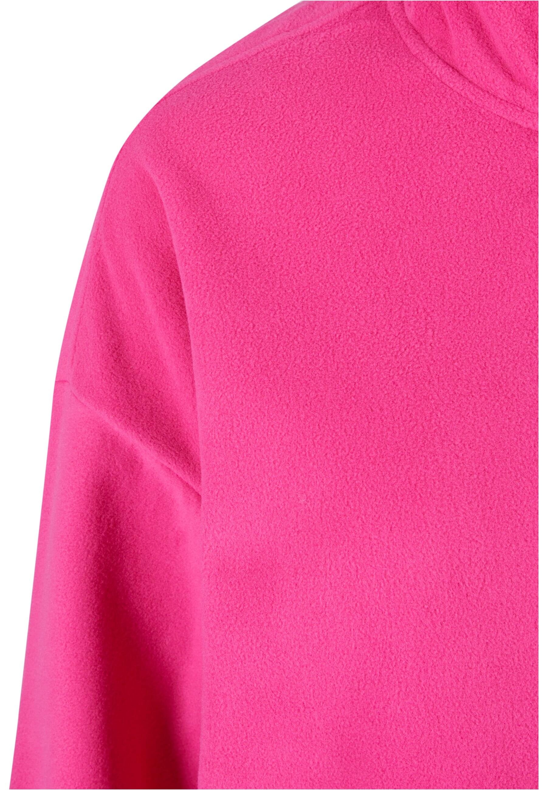 URBAN CLASSICS Sweater »Urban Classics Damen Ladies Polar Fleece Troyer«