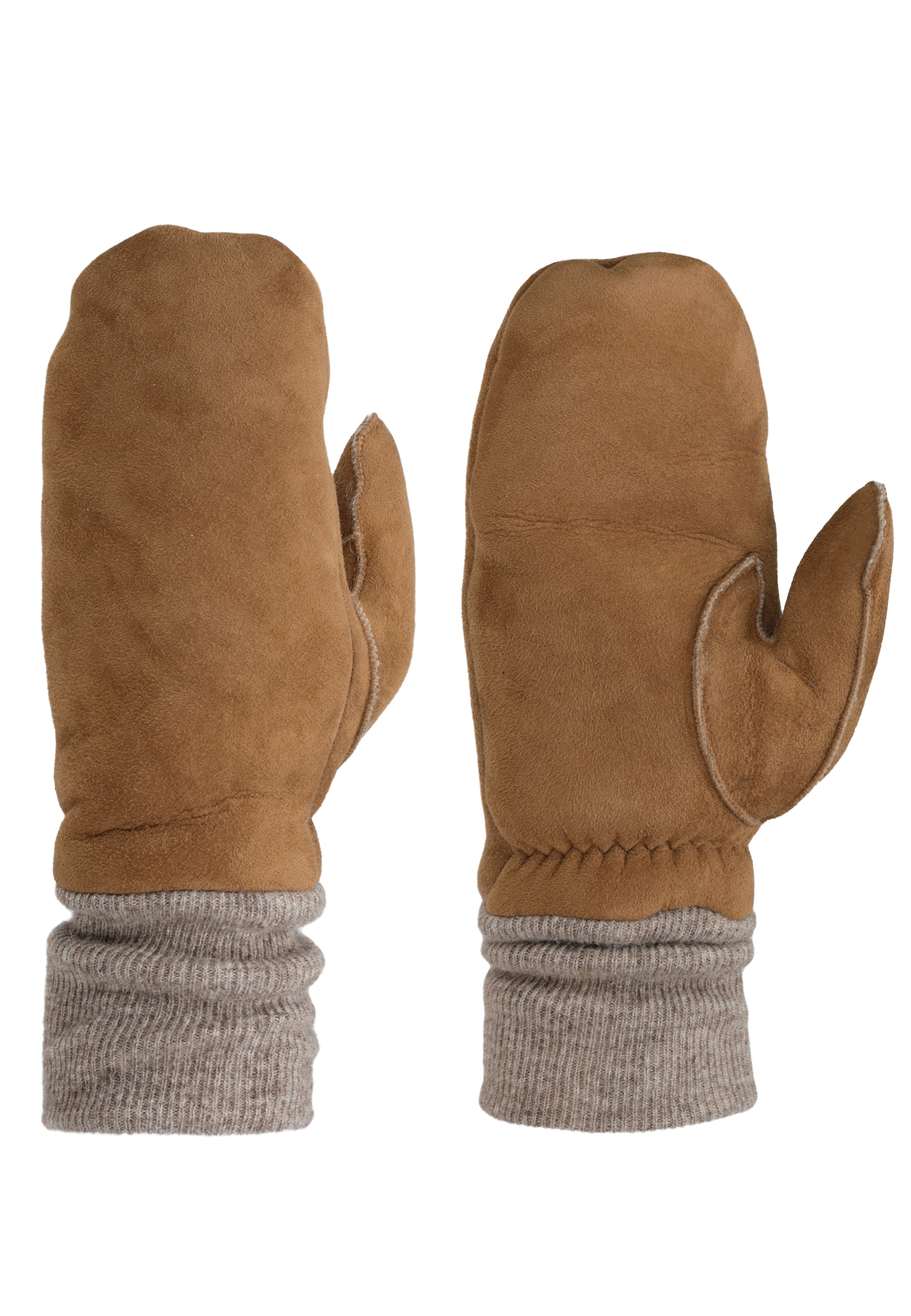 PEARLWOOD Lederhandschuhe "CROWE", (1 Paar), Fausthandschuh, Strickbündchen günstig online kaufen