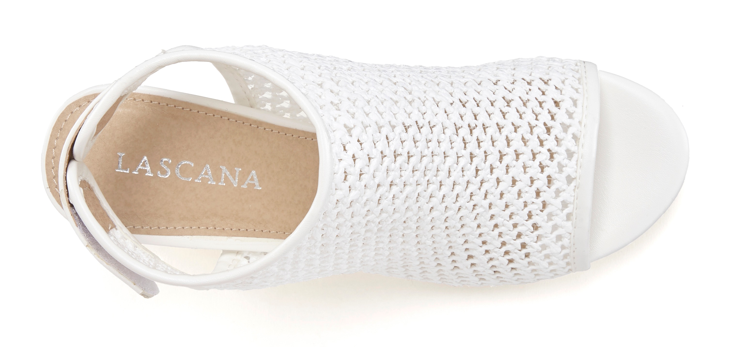 Thumbnail - LASCANA Sandalette "Sommerschuh" Sandale, Sommerschuh in modischer Flecht-Optik VEGAN