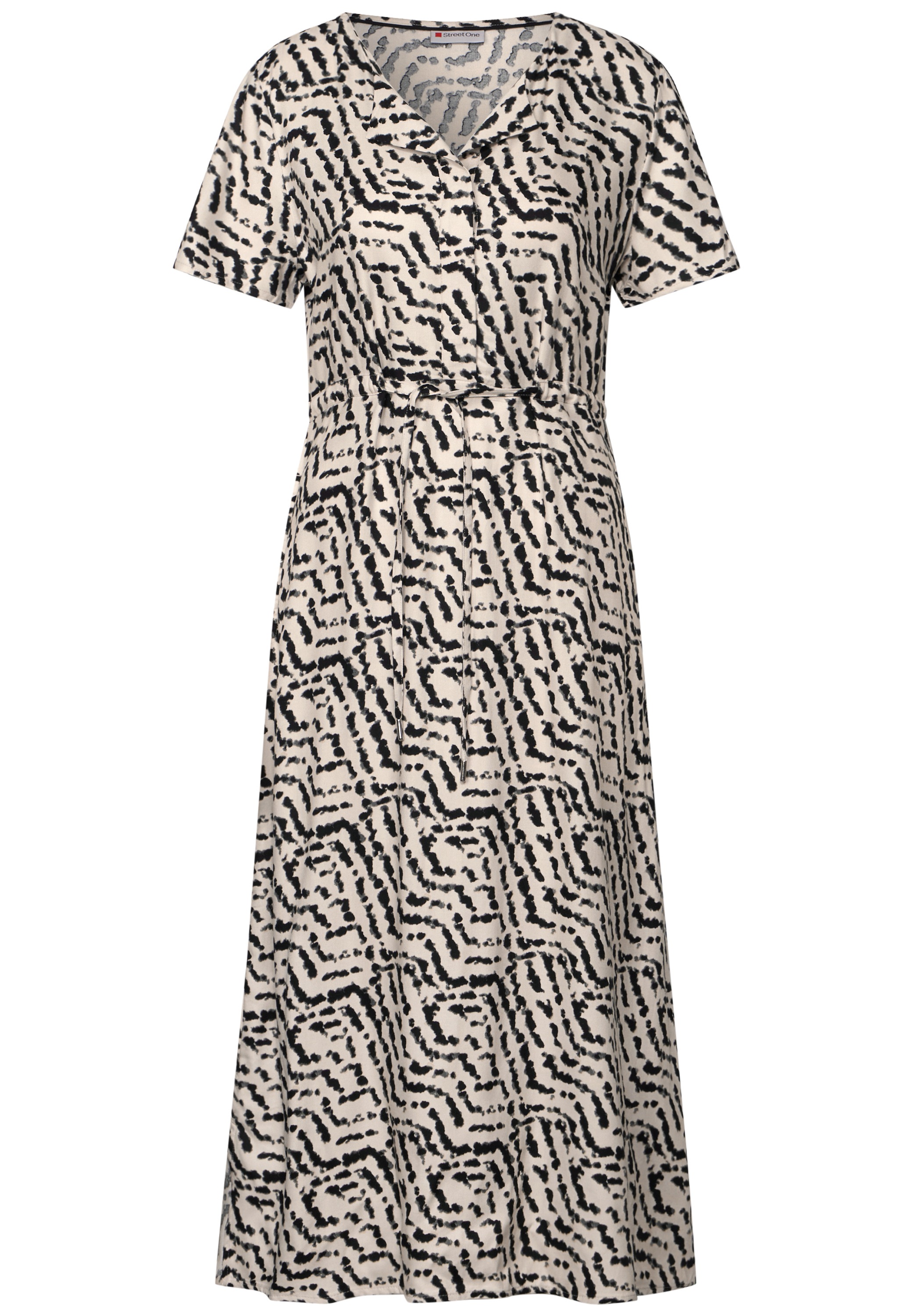 Thumbnail - STREET ONE Midikleid, mit Tunnelzug an der Taille