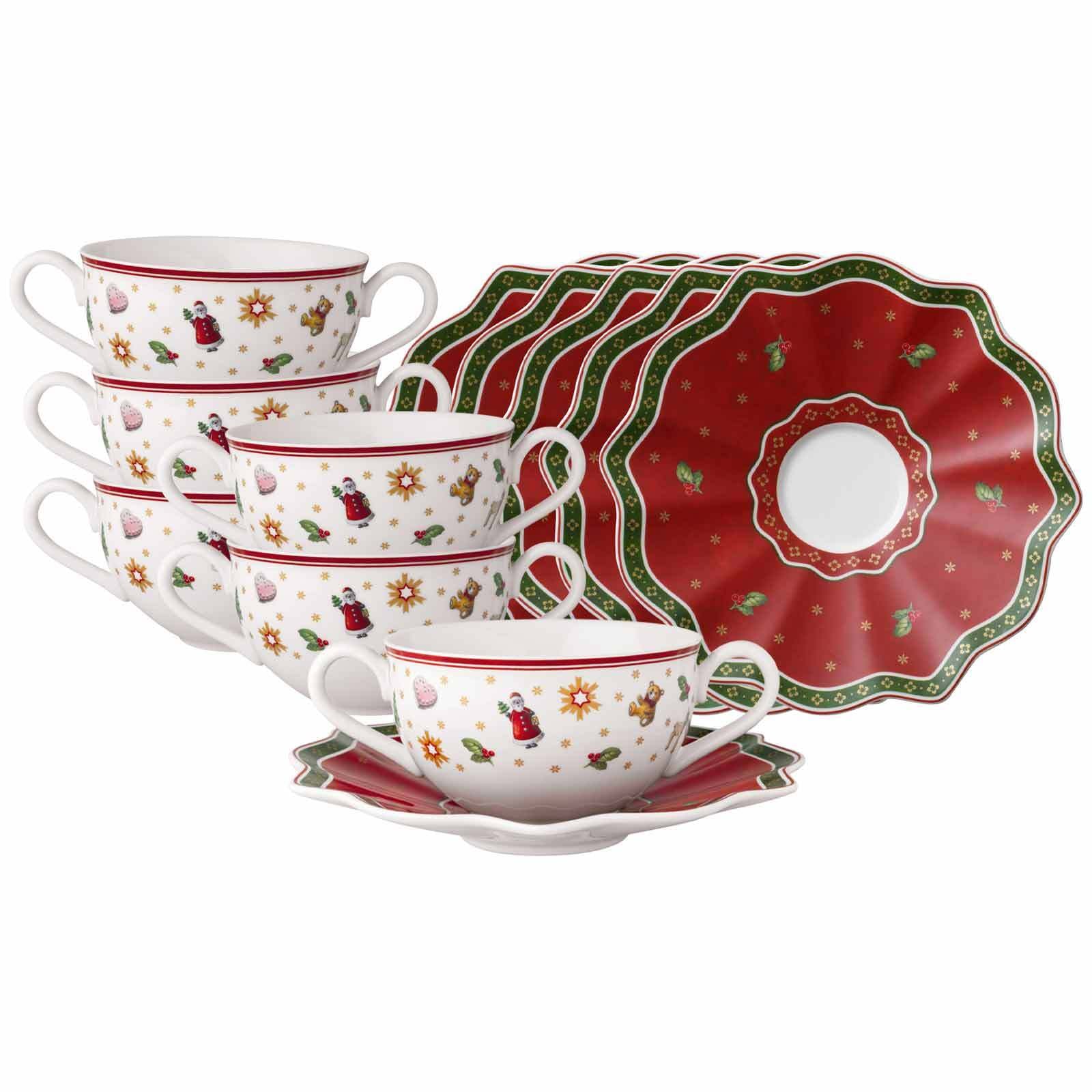 Villeroy & Boch Tasse "Suppentassen mit Untertassen Toys Delight 250 ml 6er Set bunt" handwäsche empfohlen