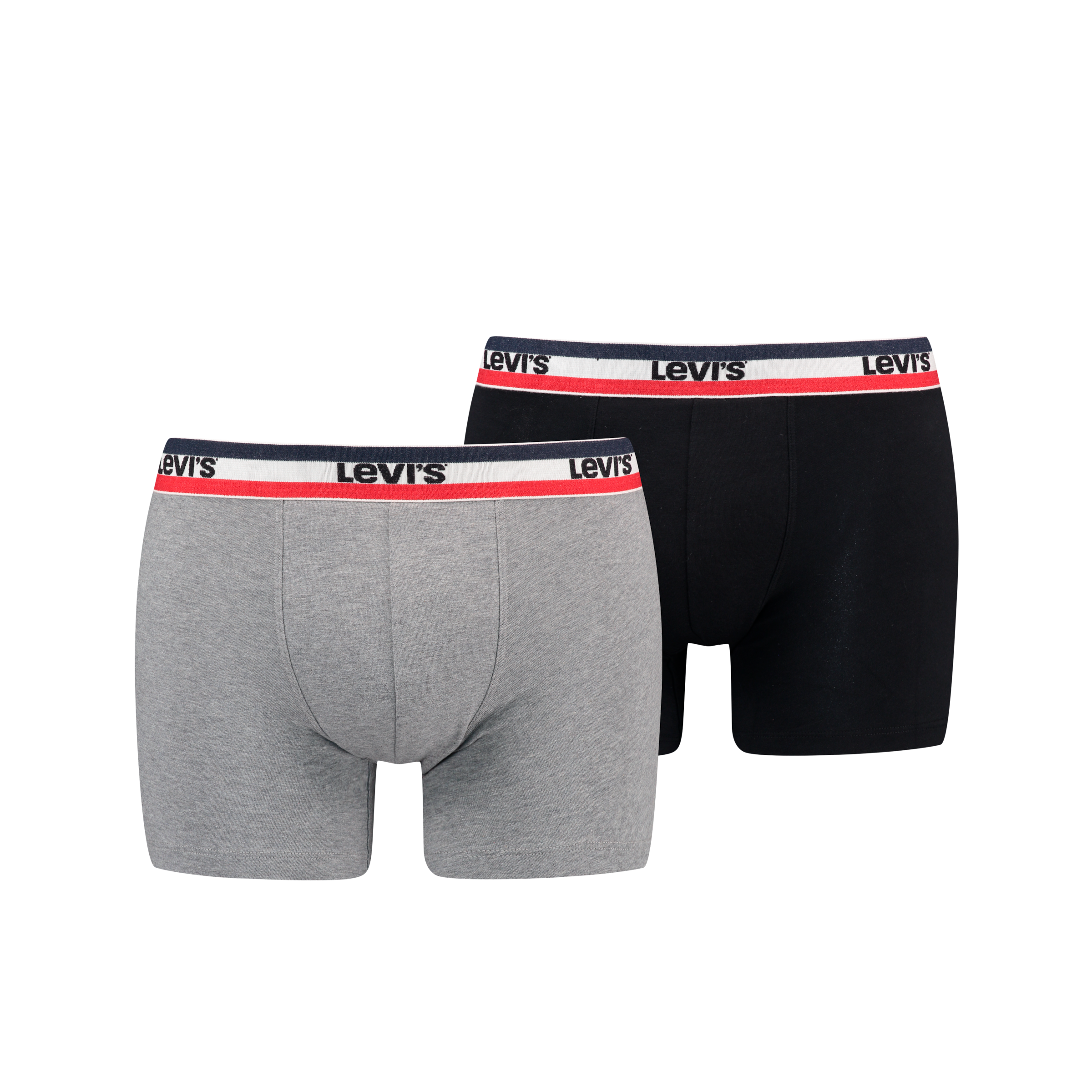 Levi's® Boxershorts »LEVIS MEN SPW LOGO BOXER BRIEF ORG 2P«, (Packung, 2er Pack), mit breitem Logobund