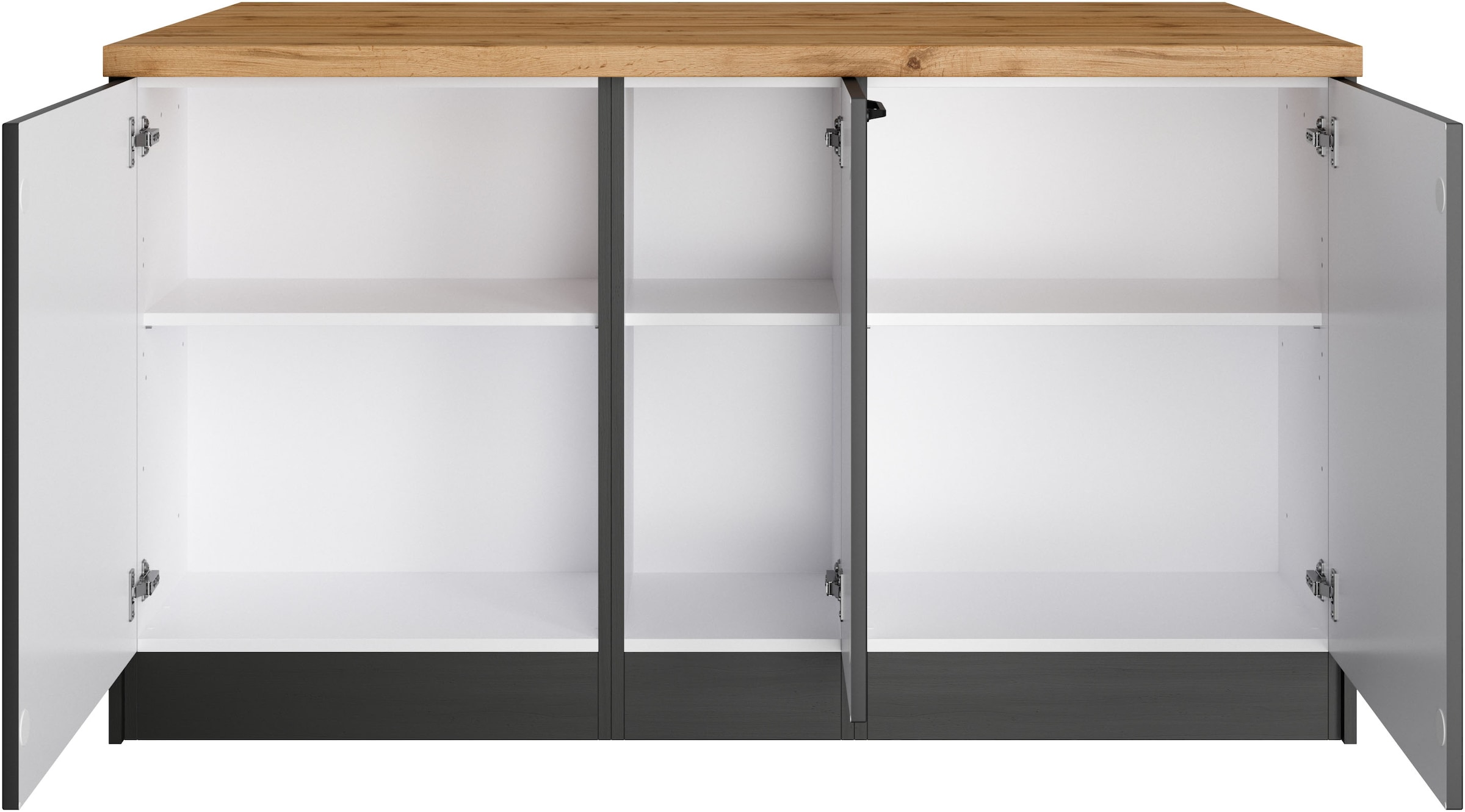 KOCHSTATION Kücheninsel »KS-Lana, Breite 153 cm«, MDF-Fronten, Arbeitsplatte 38mm stark