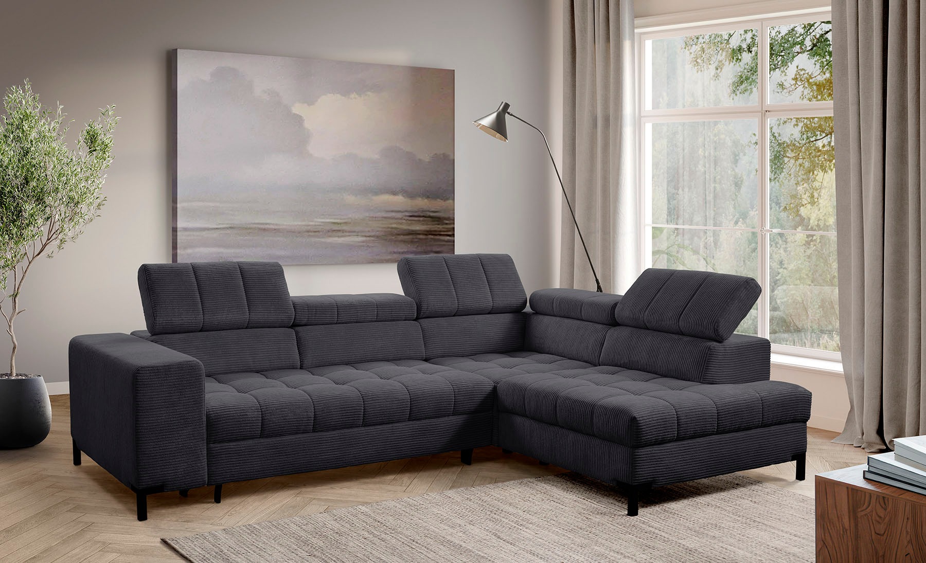 exxpo - sofa fashion Ecksofa "Bocco, hochwertige Verarbeitung, toller Sitzk günstig online kaufen