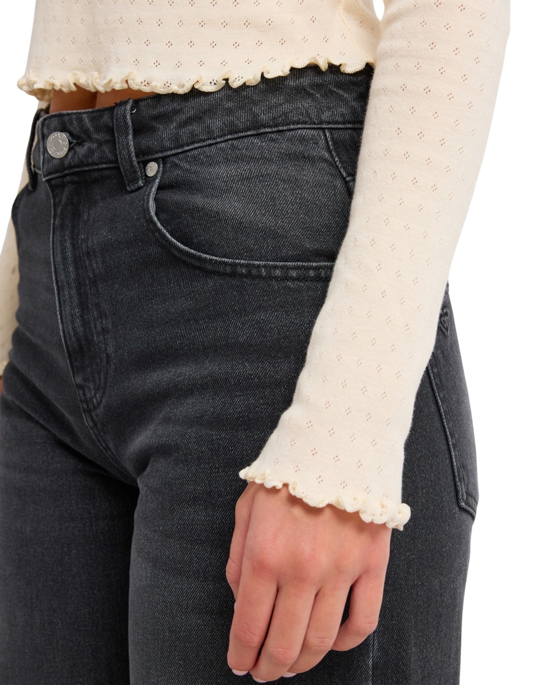 Roxy Langarmshirt »Time Off Pointelle«