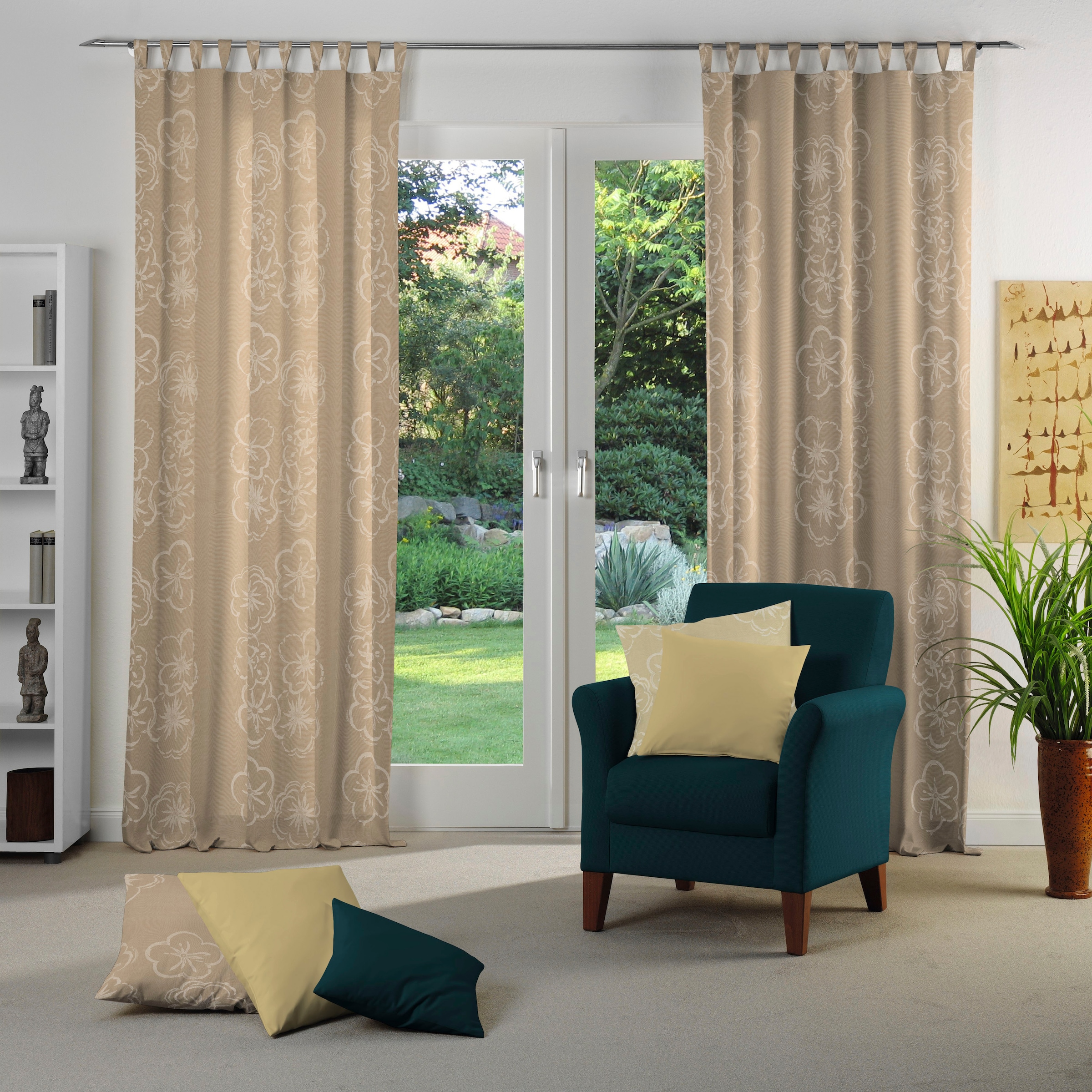 Wirth Vorhang "Dangard" Schlaufen 1 Stk. tlg. günstig online kaufen