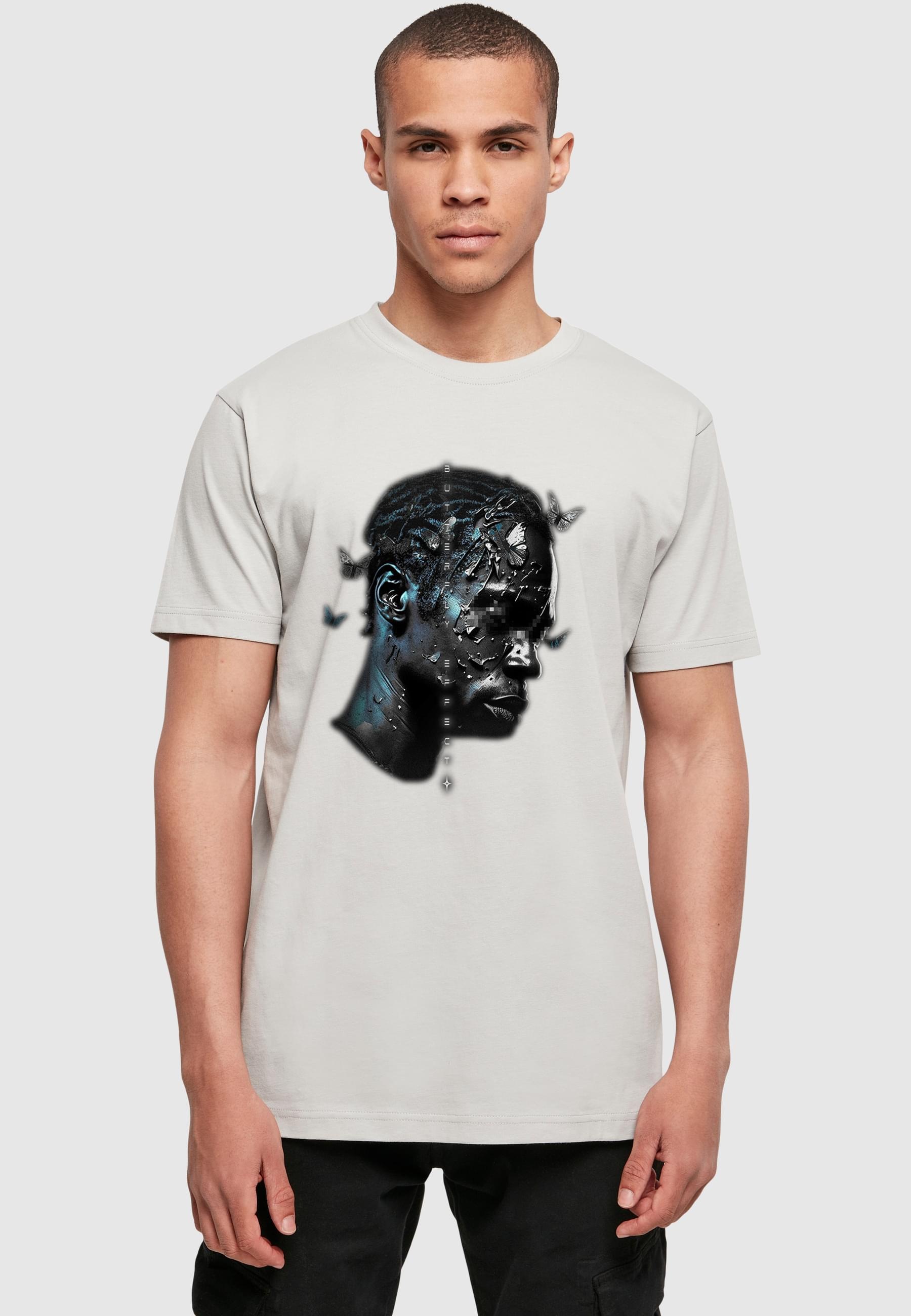 MisterTee T-Shirt »MisterTee Herren Butterfly Effect Tee«, (1 tlg.)