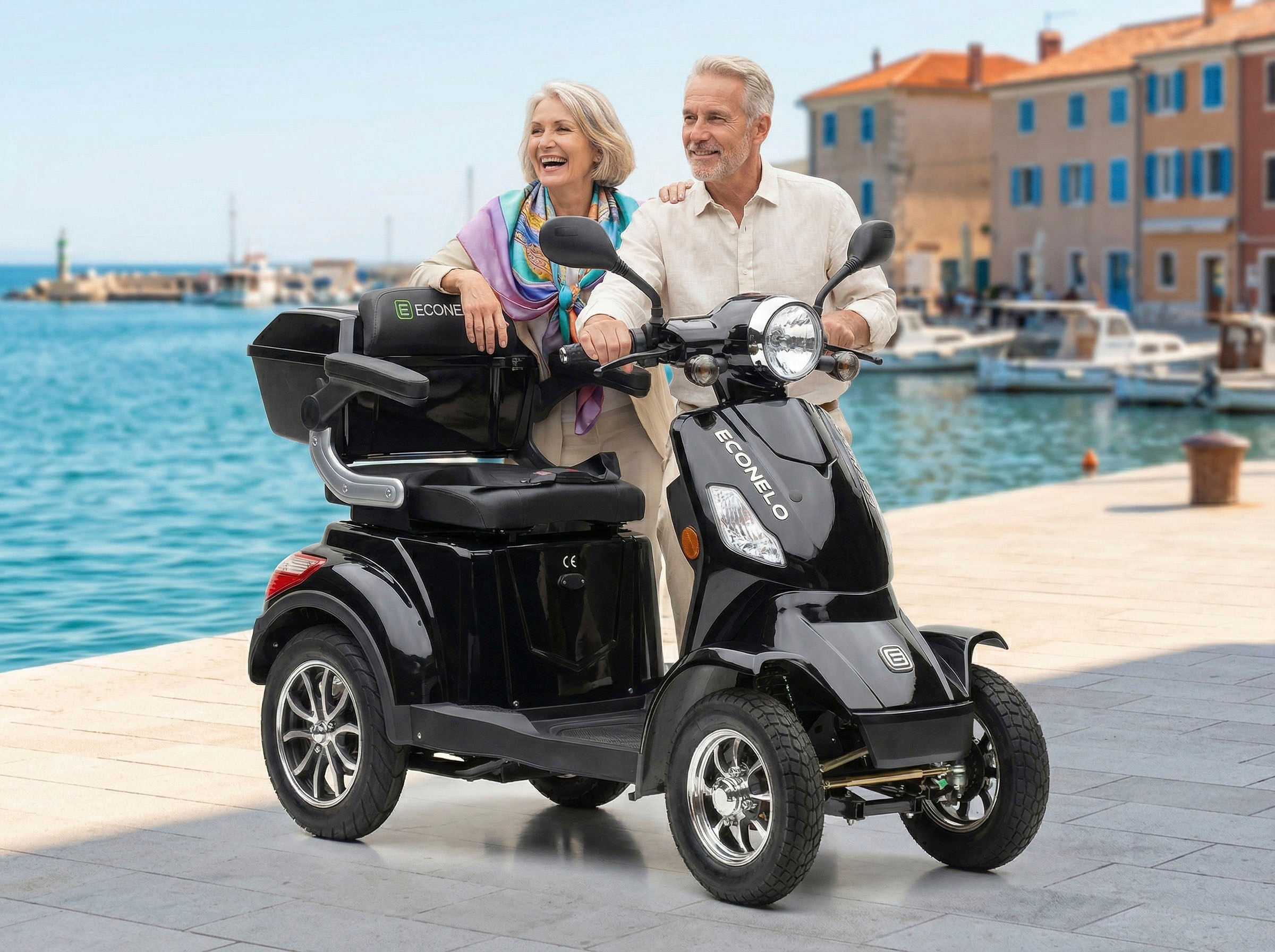 ECONELO Elektromobil »Seniorenmobil P4000, Blei-Akku, 25 km/h, 1000 Watt« 1.000 W 25 km/h