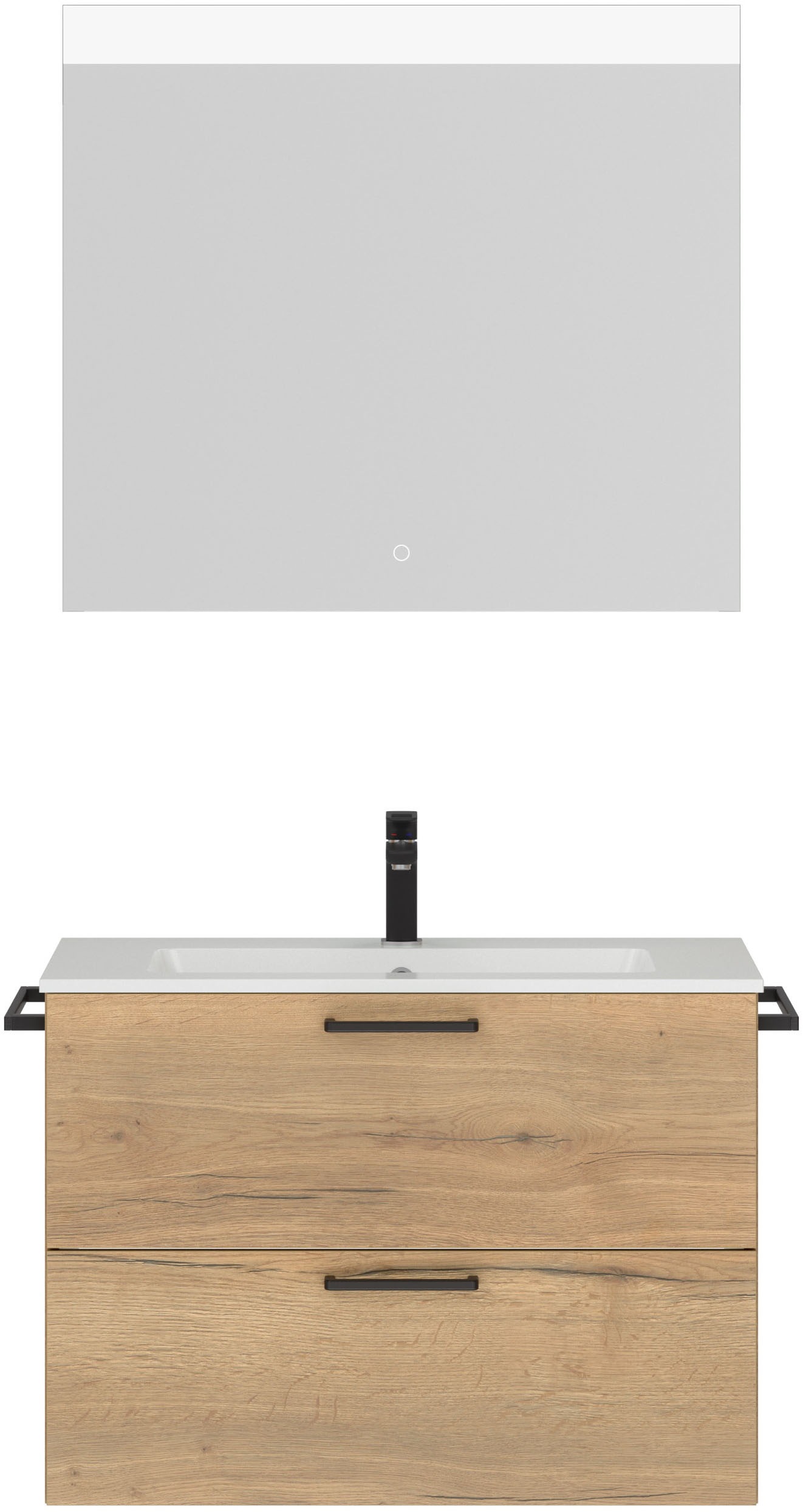 nobilia Badmöbel-Set "Tolvina" vormontiert, mit Soft-Close, 2 Stk. tlg. günstig online kaufen