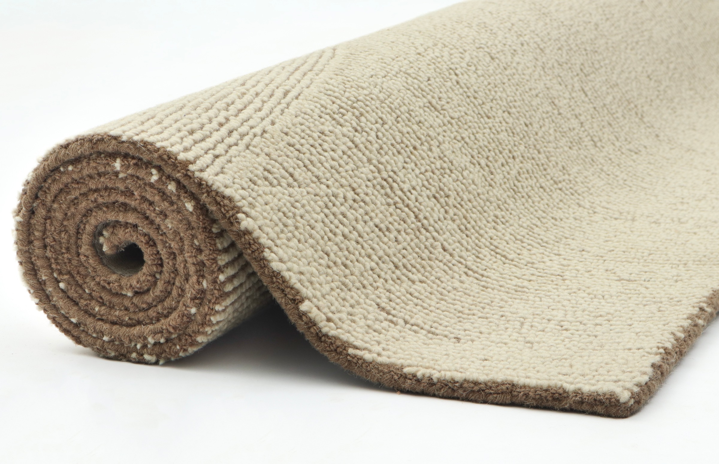 OTTO home Wollteppich »Liviaa, handgewebt, Wolle« rechteckig 18 mm Höhe Zen, Skandi, Hygge, Natur, Wohnzimmer, Schlafzimmer, Esszimmer