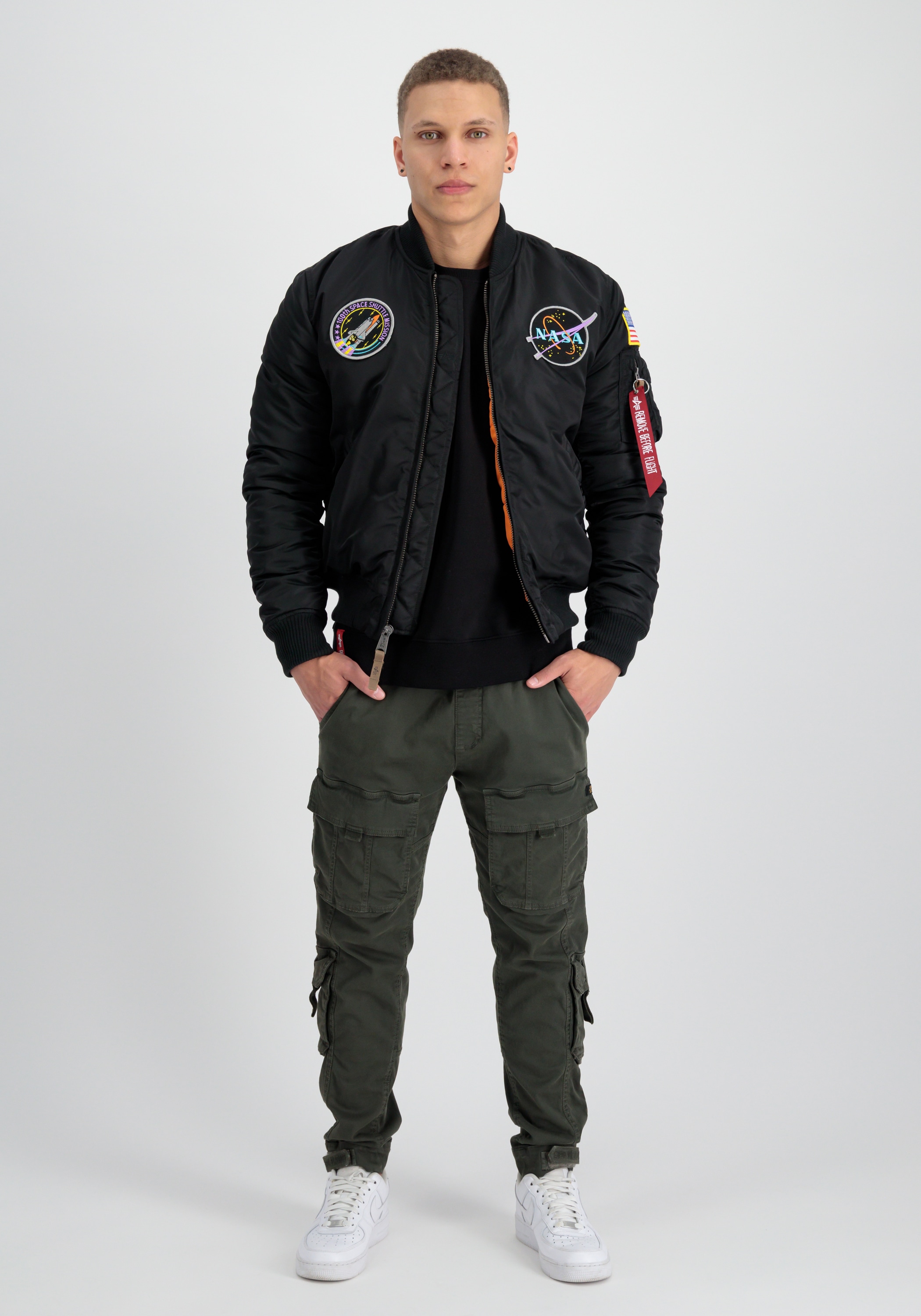 Alpha Industries Bomberjacke »Alpha Industries Men - Bomber Jackets MA-1 VF Vintage Fit NASA«