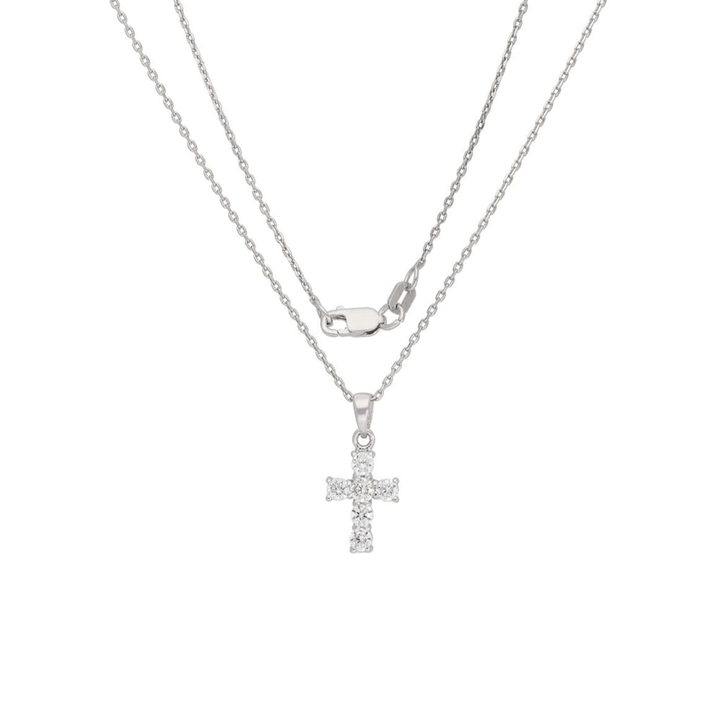 Firetti Kette mit Anhänger »Schmuck Geschenk Silber 925 Halsschmuck Halskette Ankerkette Kreuz«