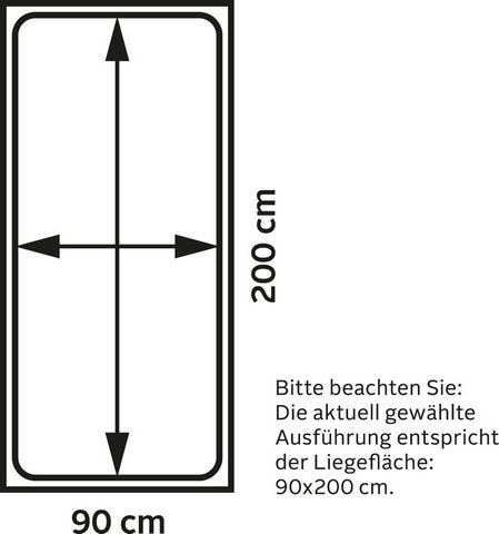 Ticaa Hochbett »Manuel«, mit Rollrost in verschied. Ausführungen wahlweise mit Matratze, weiß