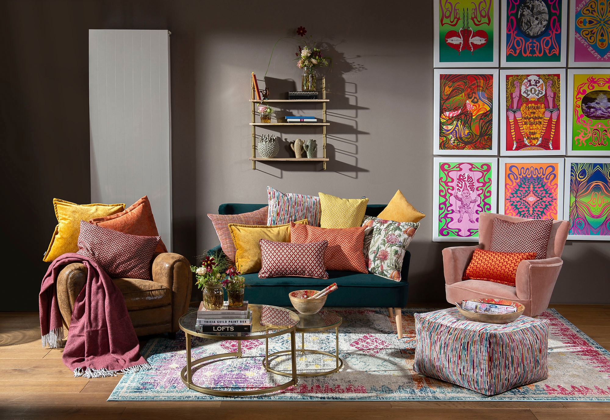 H.O.C.K. Dekokissen »Cord Wave« Kissenhülle mit Füllung, 1 Stück