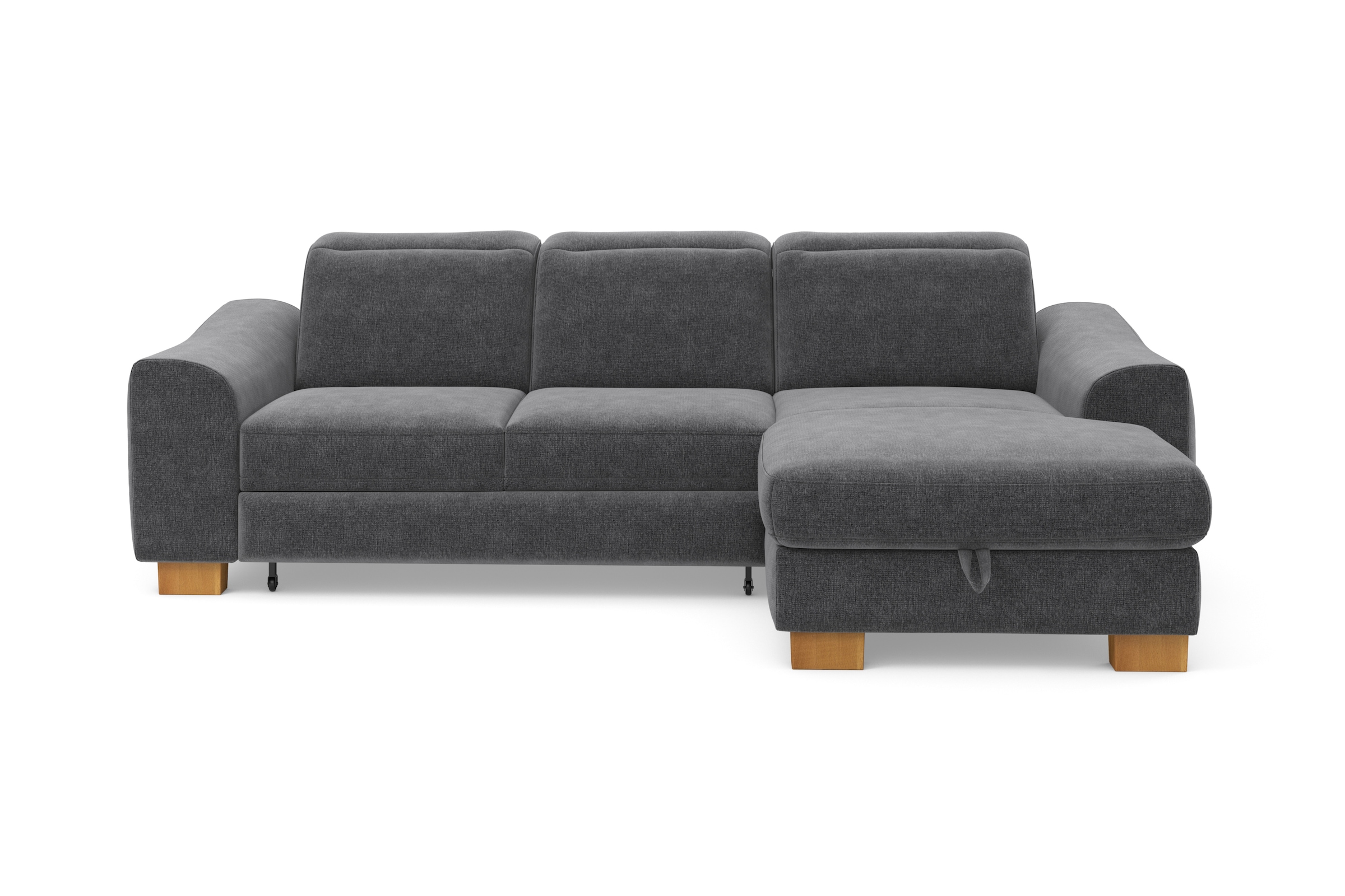 Home affaire Ecksofa »Dundee L-Form«, wahlweise mit Kopfteilverstellung und zusätzlich mit Bettfunktion