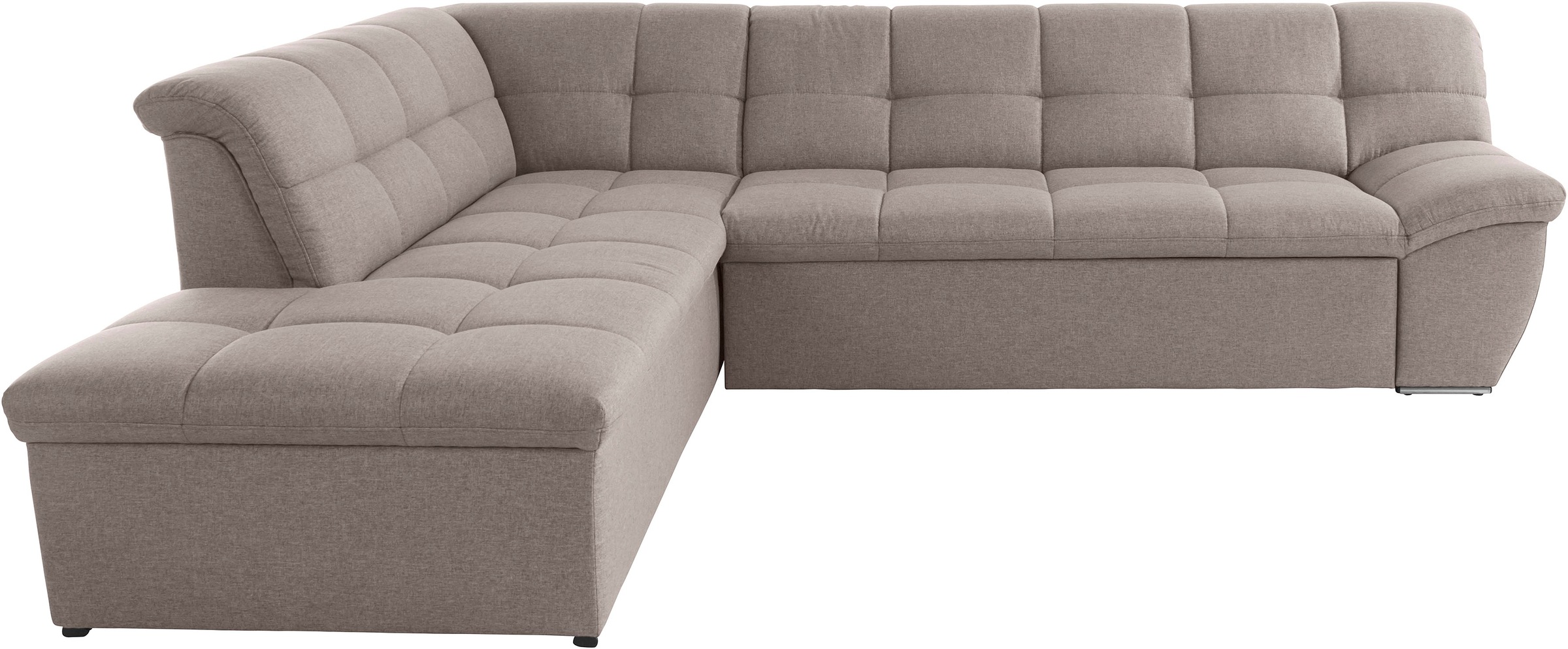 DOMO collection Ecksofa »Lagoa L-Form«, wahlweise mit Bettfunktion, frei im Raum stellbar, große Farbvielfalt