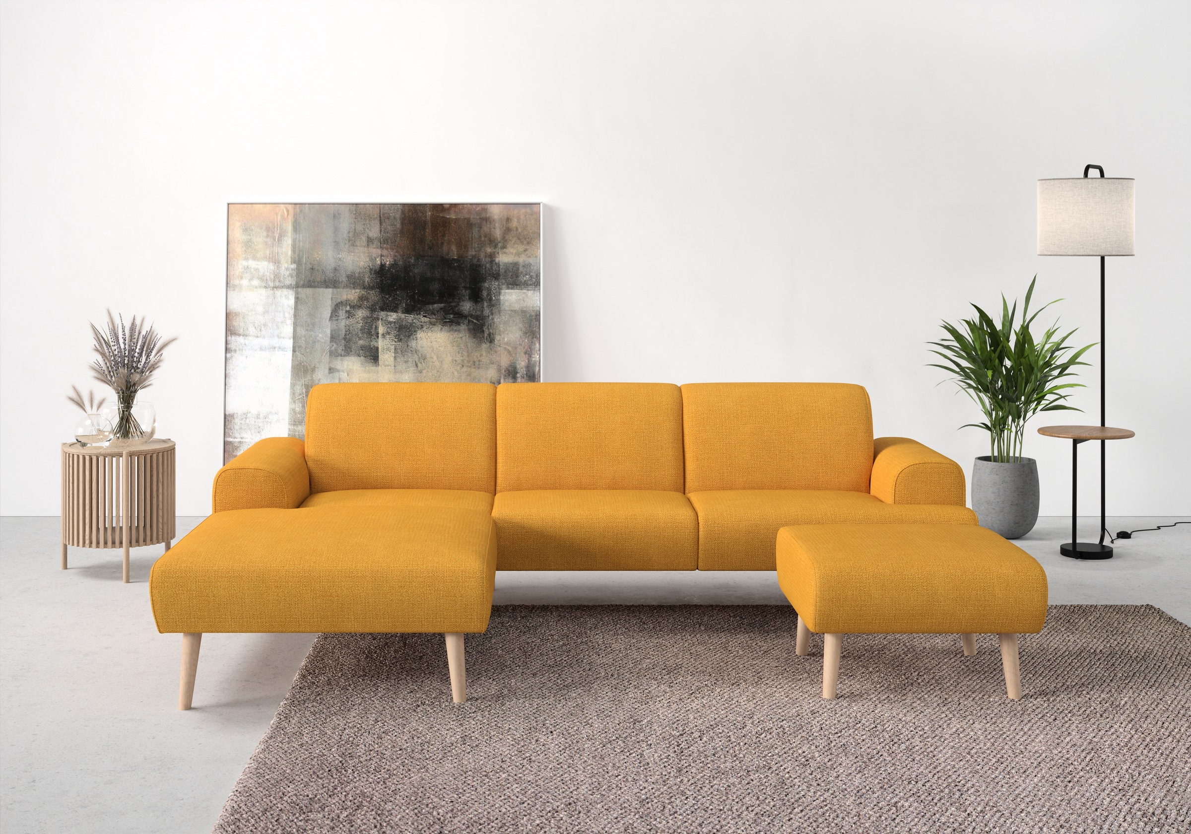 andas Polsterhocker »Swift«, passend zur Serie "Swift", B/T/H: 75/68/44 cm