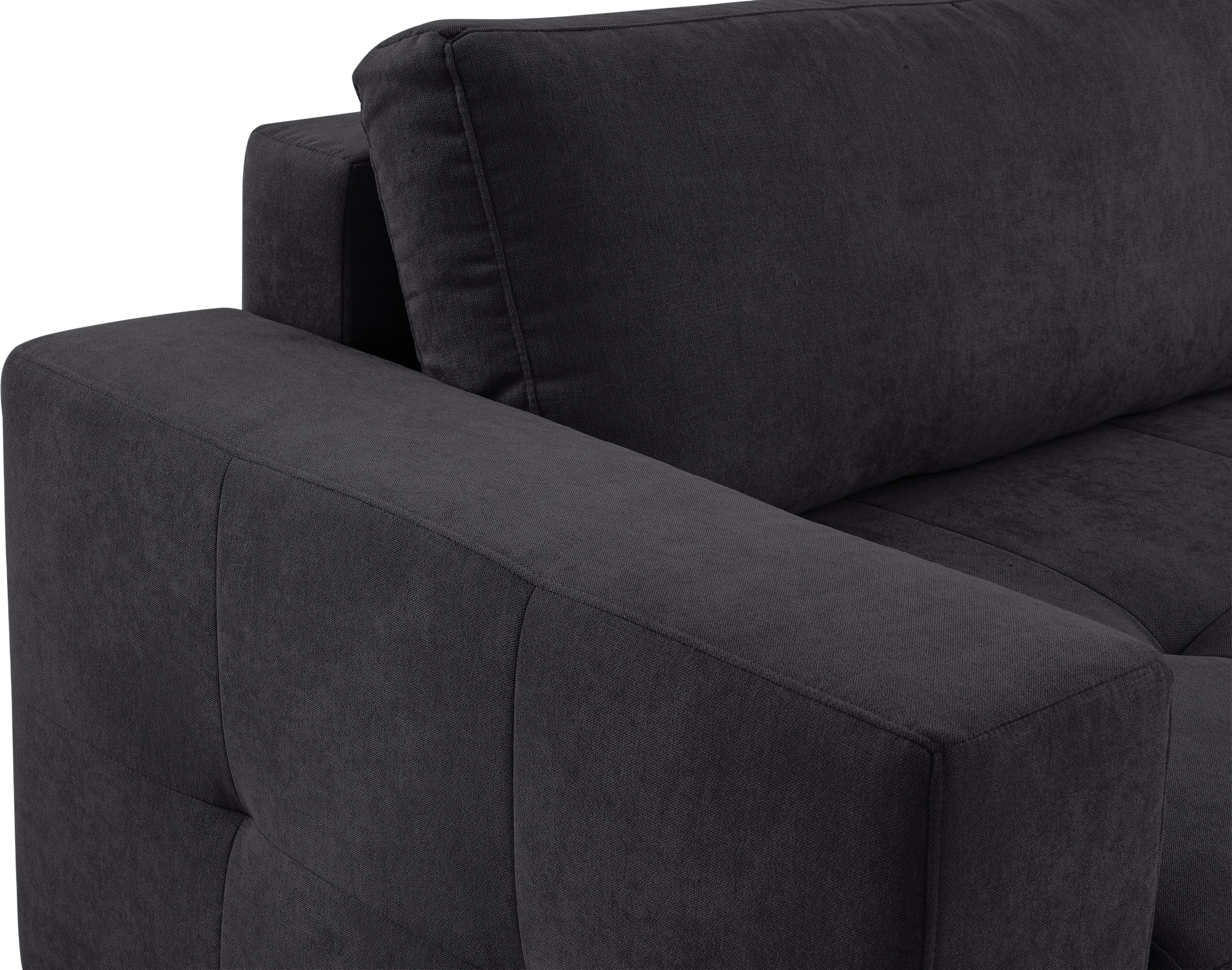 WERK2 Ecksofa »Indiana inkl. Bettfunktion & Bettkasten, bequem, Breite 270cm, L-Form« Moderne, elegante Polsterecke, Komfortpolsterung und losen Kissen.