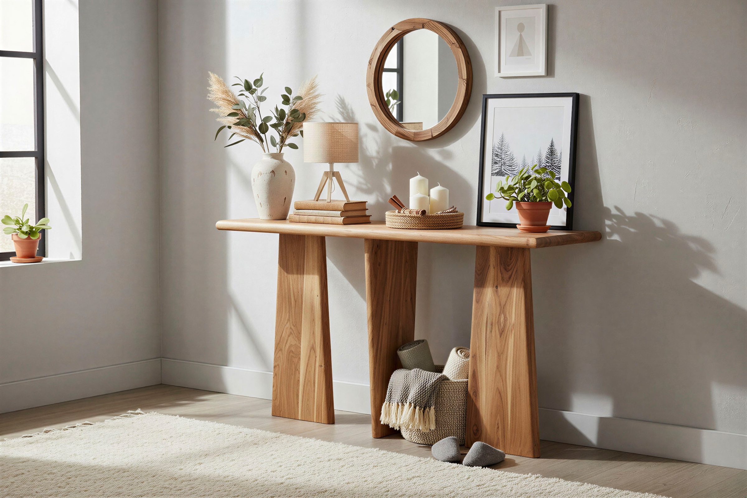 SIT Konsolentisch »ACACIA WAVE« mit außergewöhnlichem Gestell