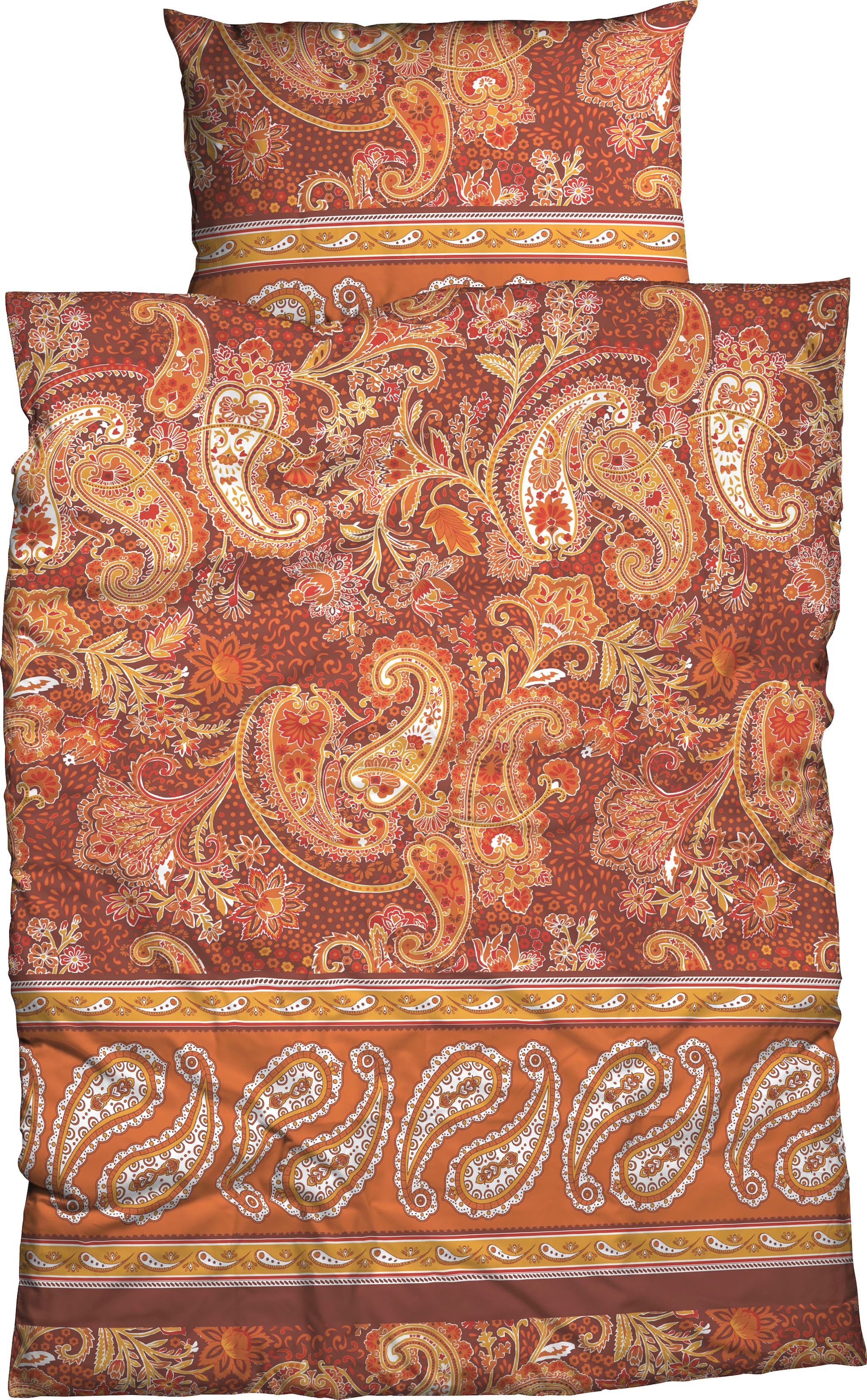 CASATEX Bettwäsche "Sentta" 2 Stk. harmonisches Paisleydessin günstig online kaufen