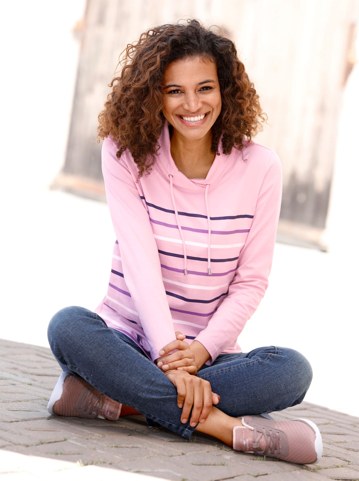Casual Looks Langarmshirt "Shirt" 1 Stk. tlg. günstig online kaufen