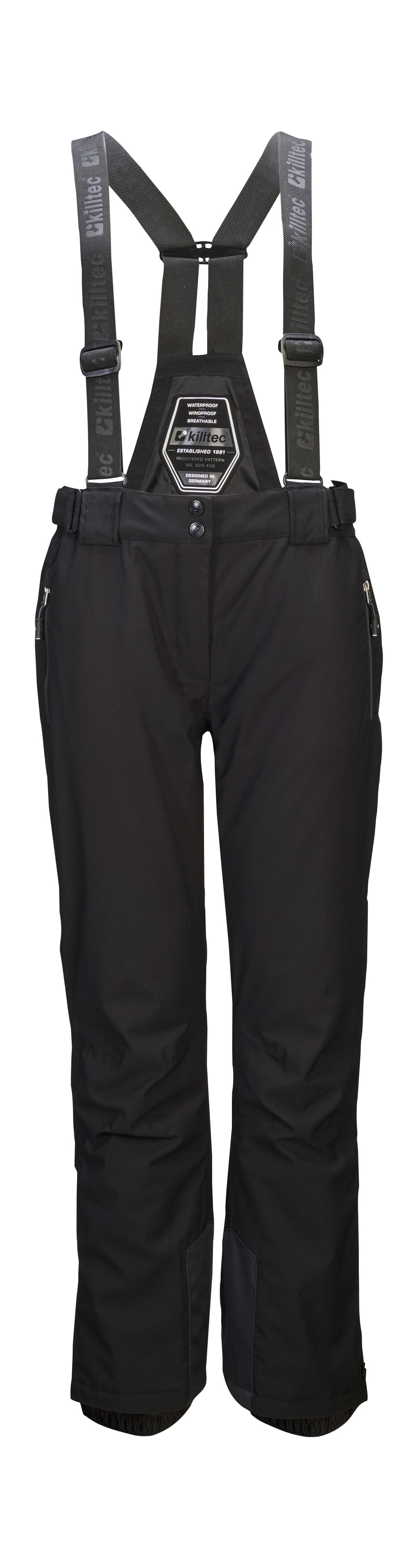 Killtec Skihose "KSW 473 WMN SKI PNTS KG" Atmungsaktive, wasserdichte Skihose mit abnehmbarem Latz.