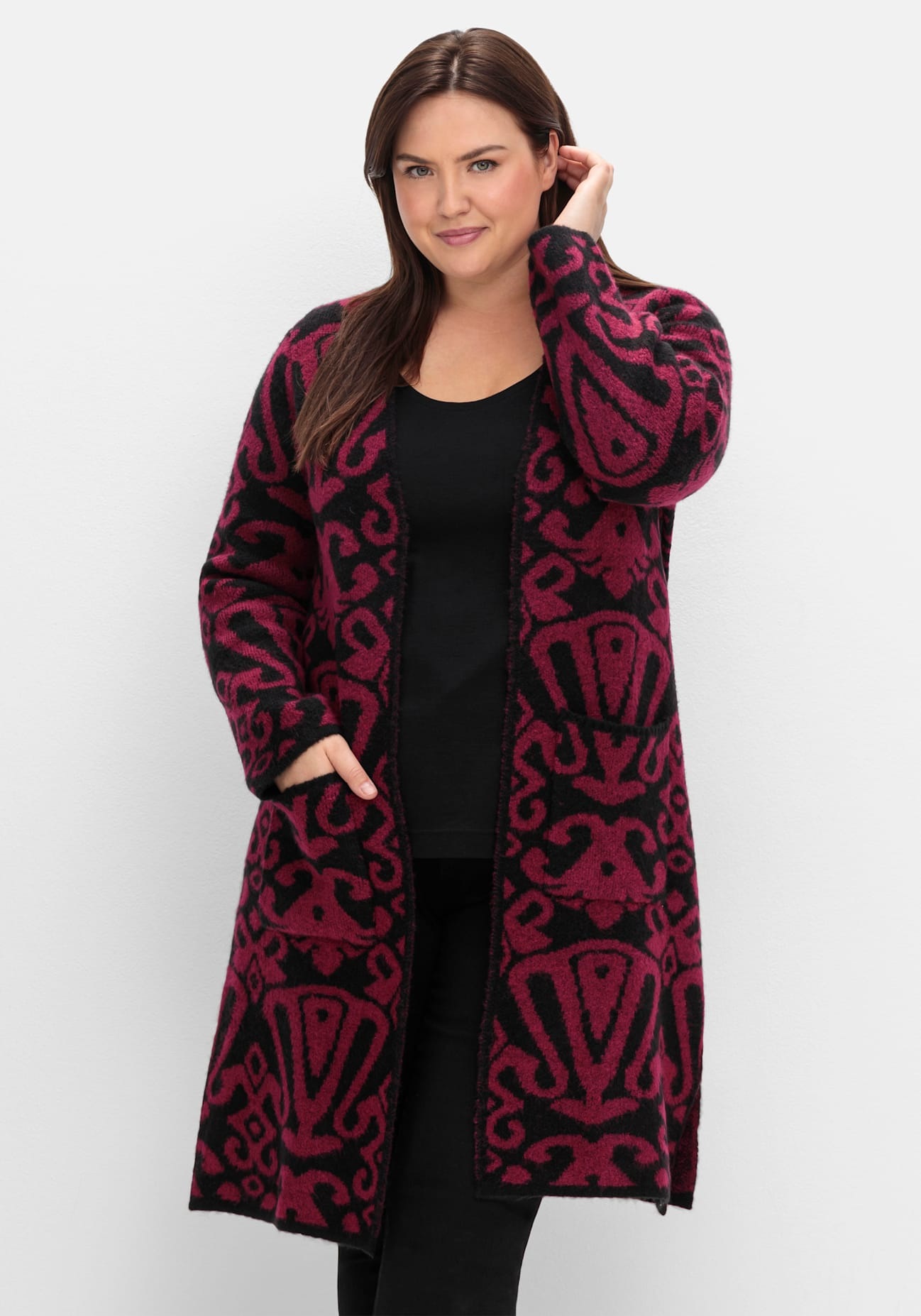 sheego by Joe Browns Longstrickjacke günstig online kaufen
