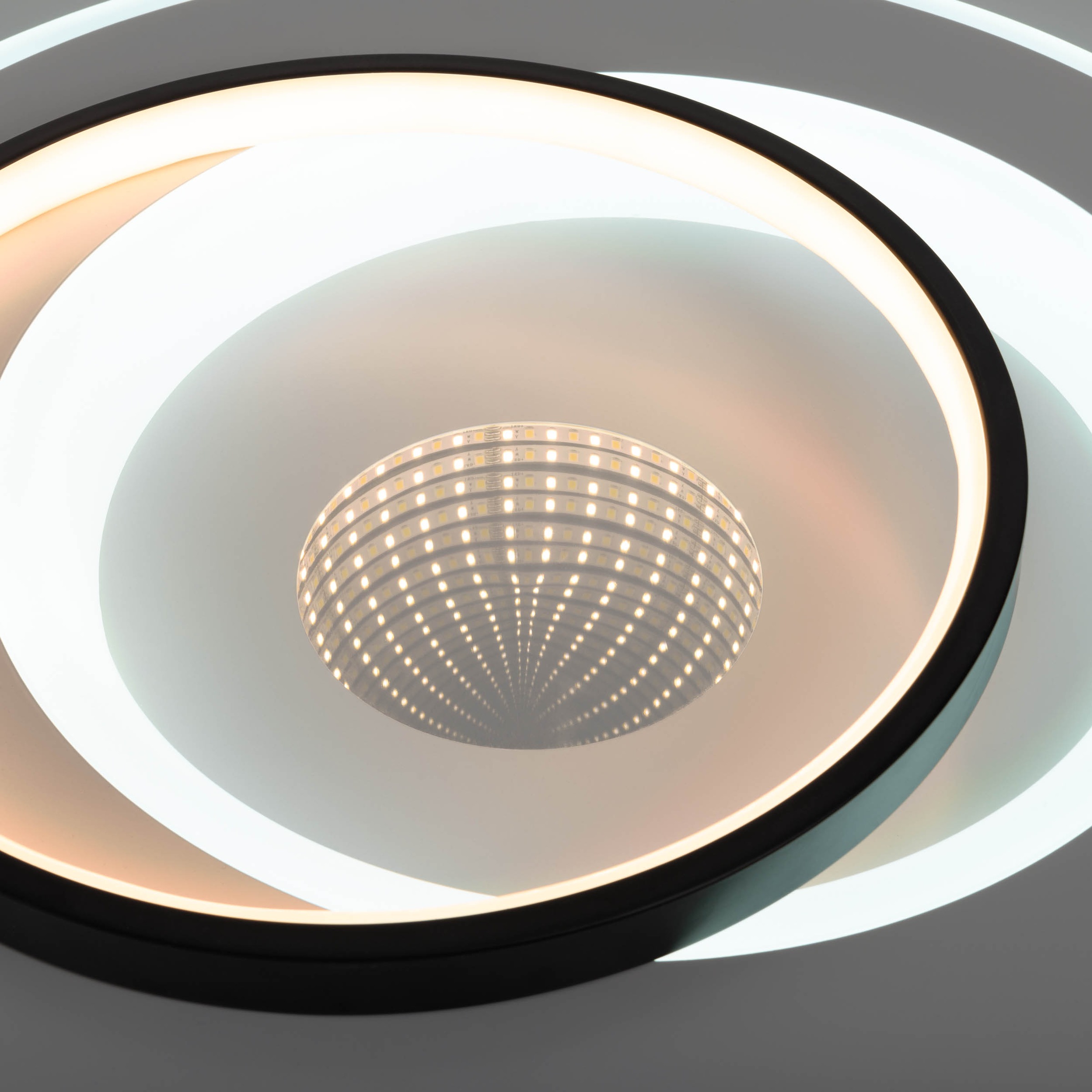 näve LED Deckenleuchte »Malea«, 1 flammig, Leuchtmittel LED-Modul | LED wechselbar, dimmbar per Fernbedienung, CCT, Memory, Nachtlicht, D: 49 cm, weiß