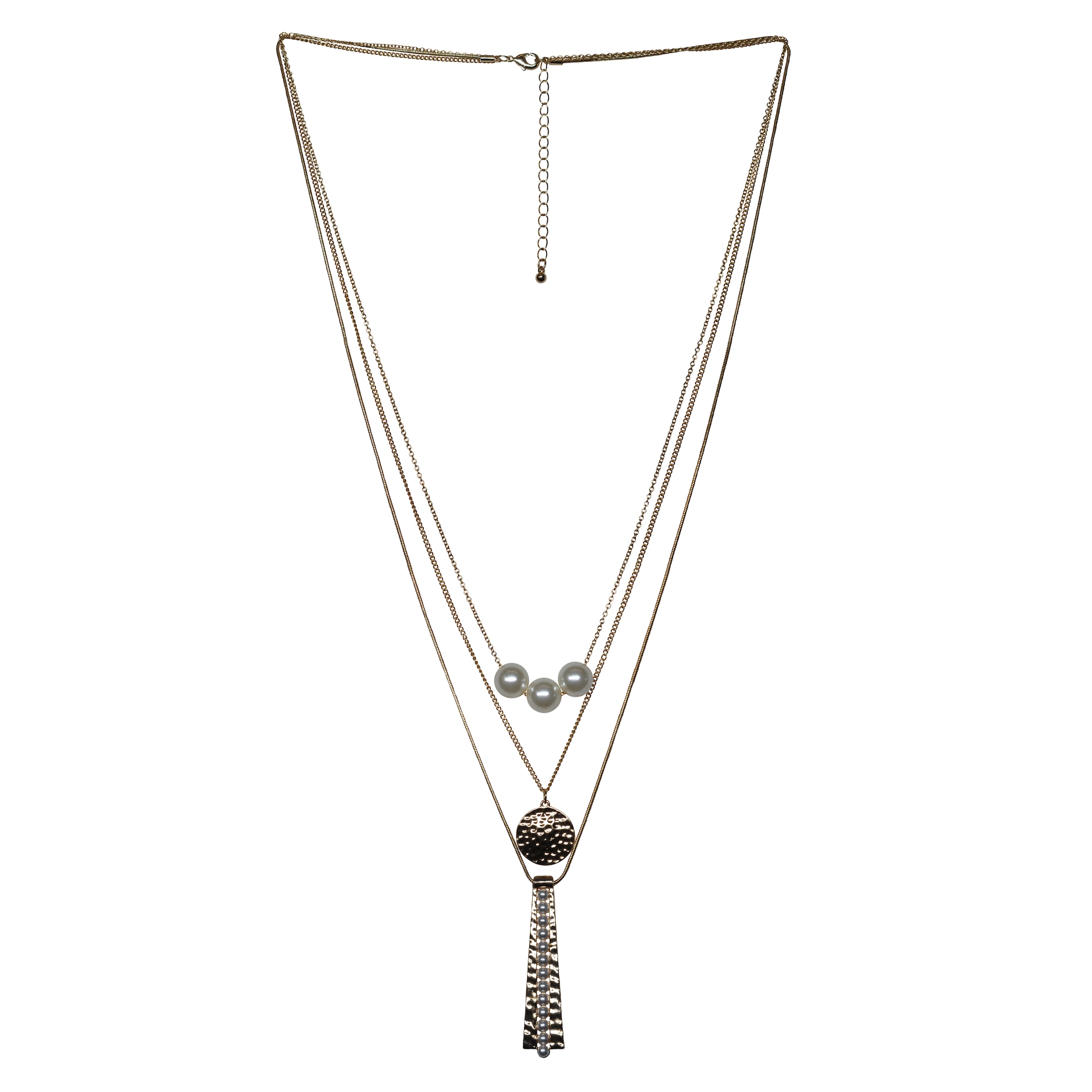 Firetti Lange Kette »Schmuck Geschenk Multi-Row Longkette« mit Kunststoffperle