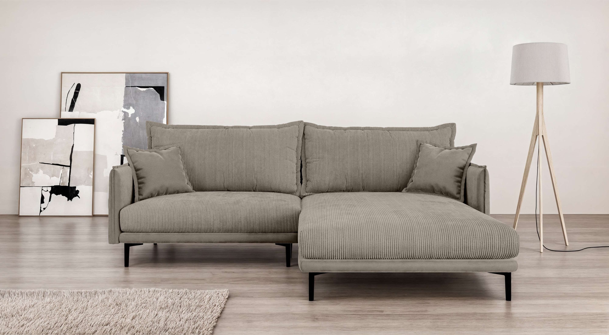 Home affaire Ecksofa "ALEXANDRIA mit Recamiere rechts oder links bestellbar günstig online kaufen