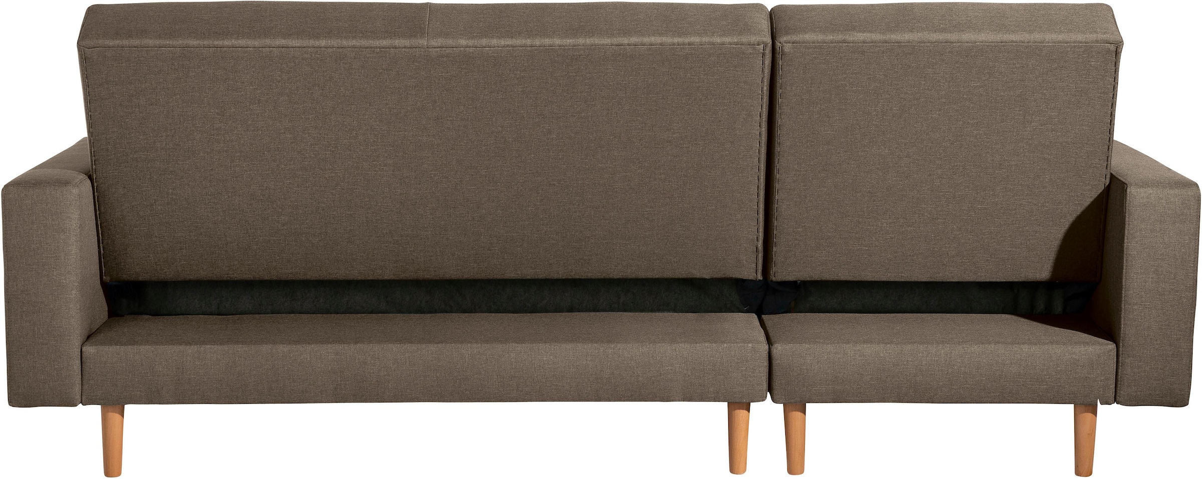 Max Winzer® Ecksofa »Just Chill«, Schlafsofa mit Recamiere, Rückenverstellung, inklusive Stauraumhocker