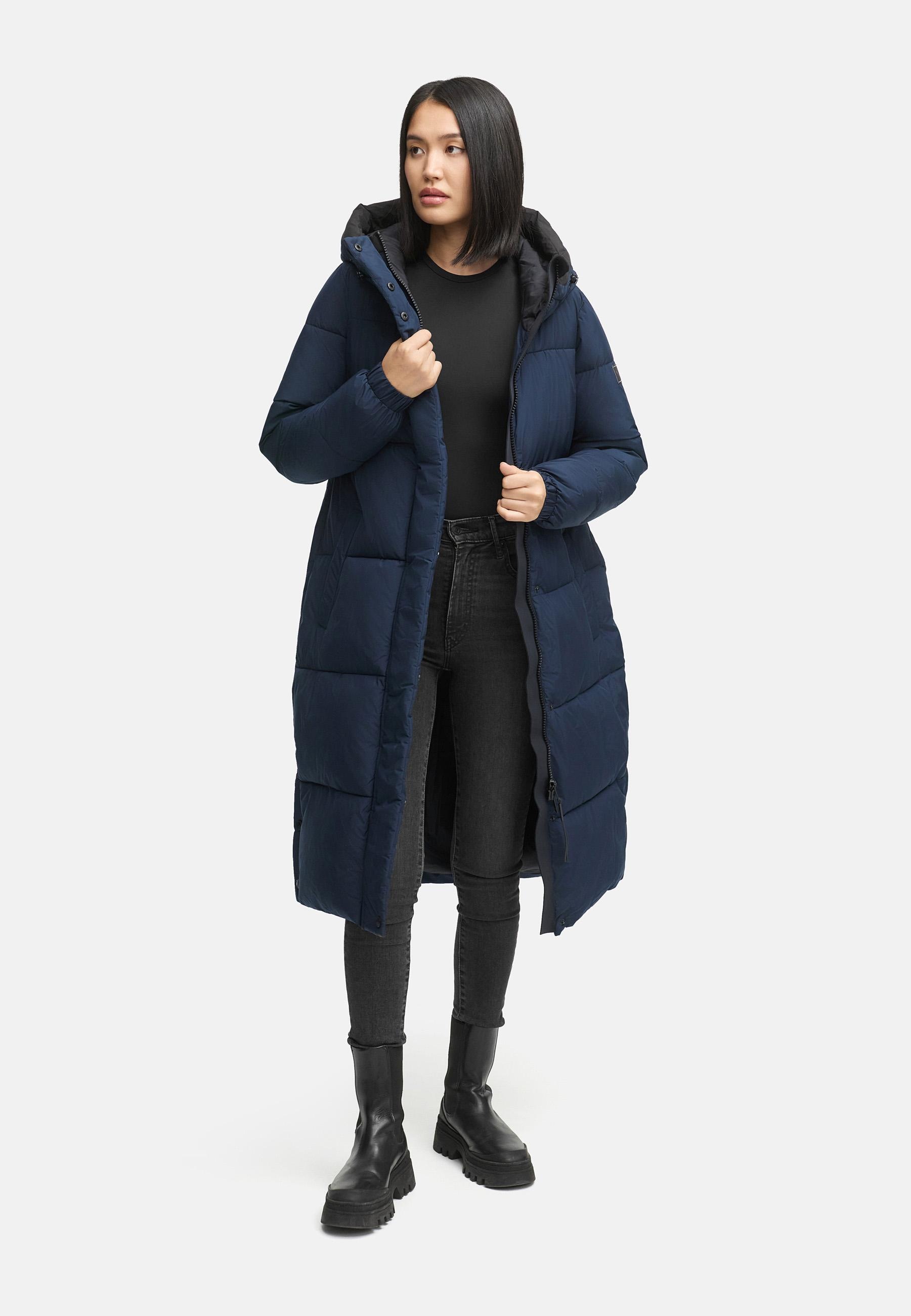 Navahoo Steppmantel »Taublüte XIV« Gesteppter Damen Mantel mit 2-Wege-Reißverschluss