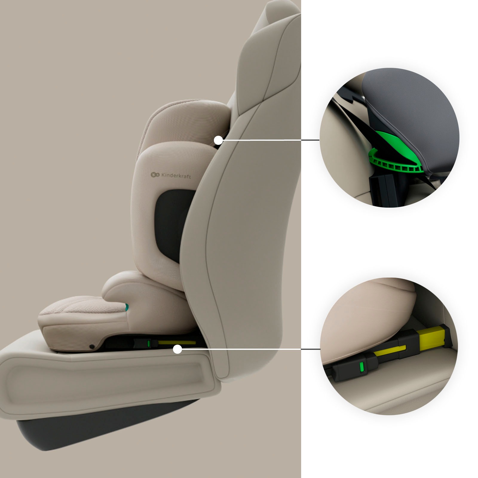 Kinderkraft Autokindersitz »XPAND 2 PRO i-Size schwarz«