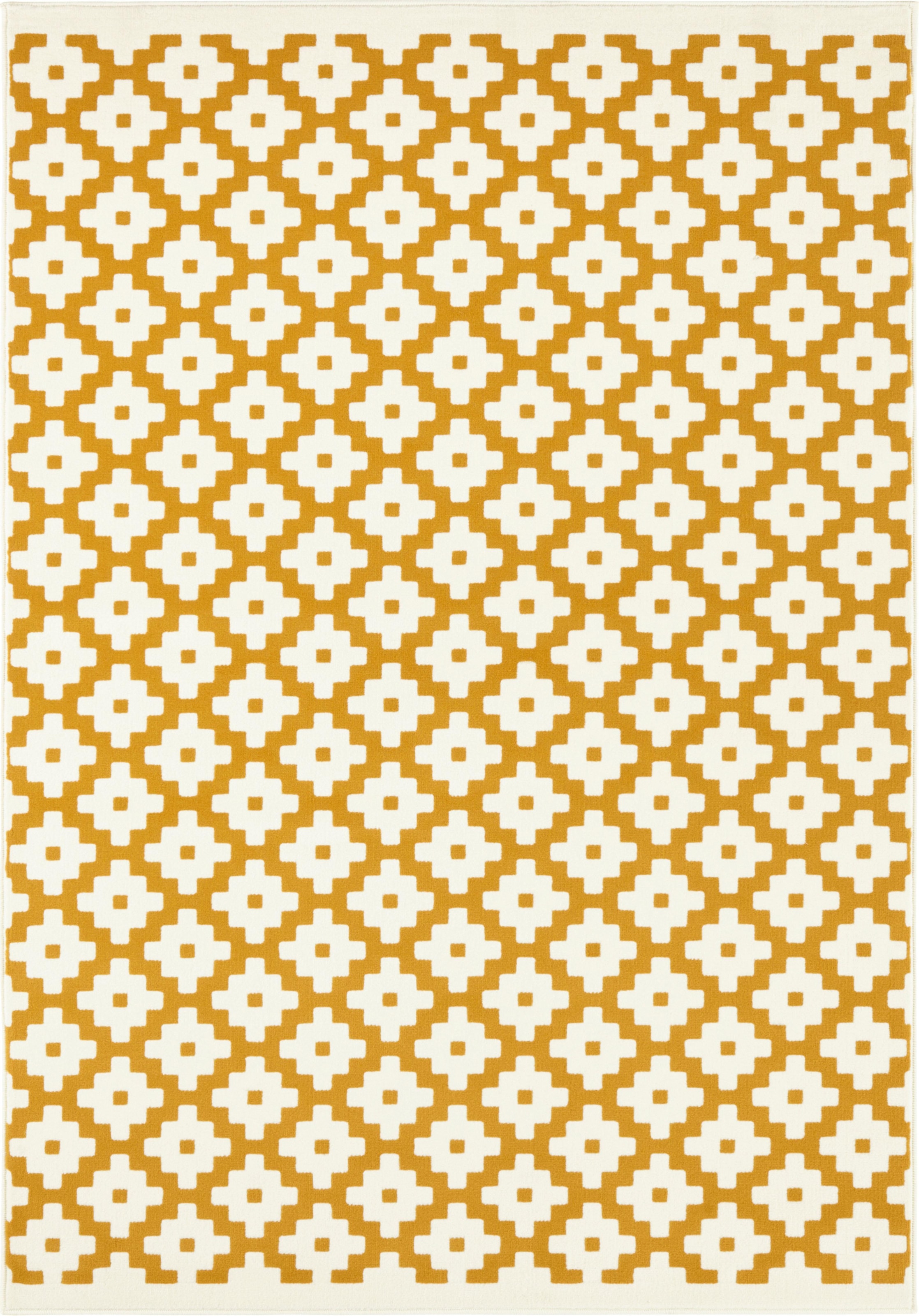 HANSE Home Teppich »Lattice«, rechteckig, 9 mm Höhe, Kurzflor, Modernes Design mit geometrischem Muster, Gekettelt,Robust