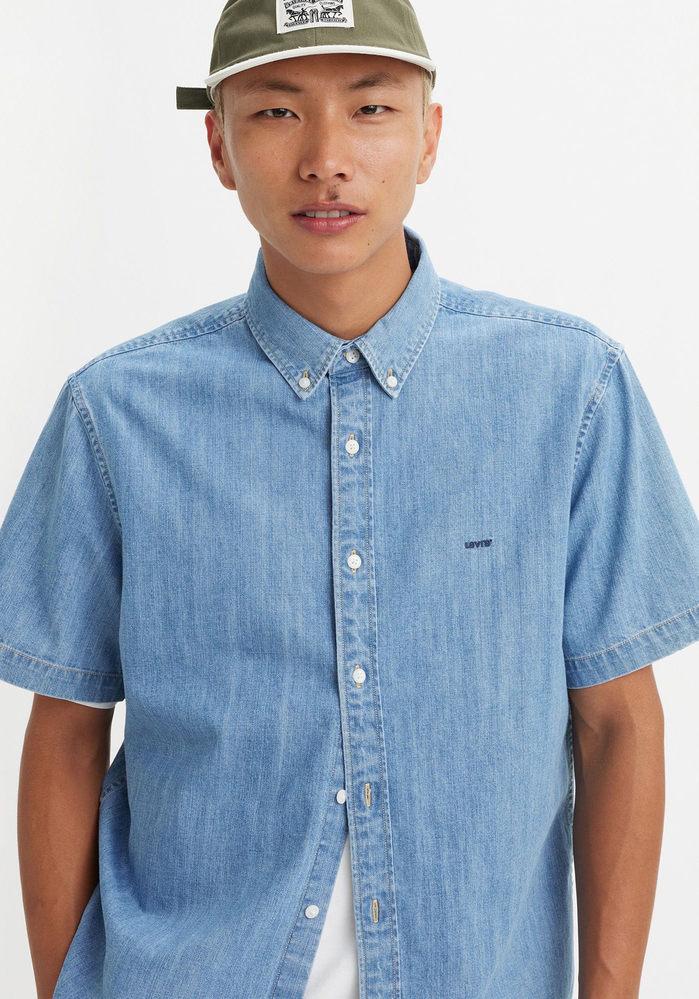 Levi's® Jeanshemd »SS AUTHENTIC BUTTON DOWN«