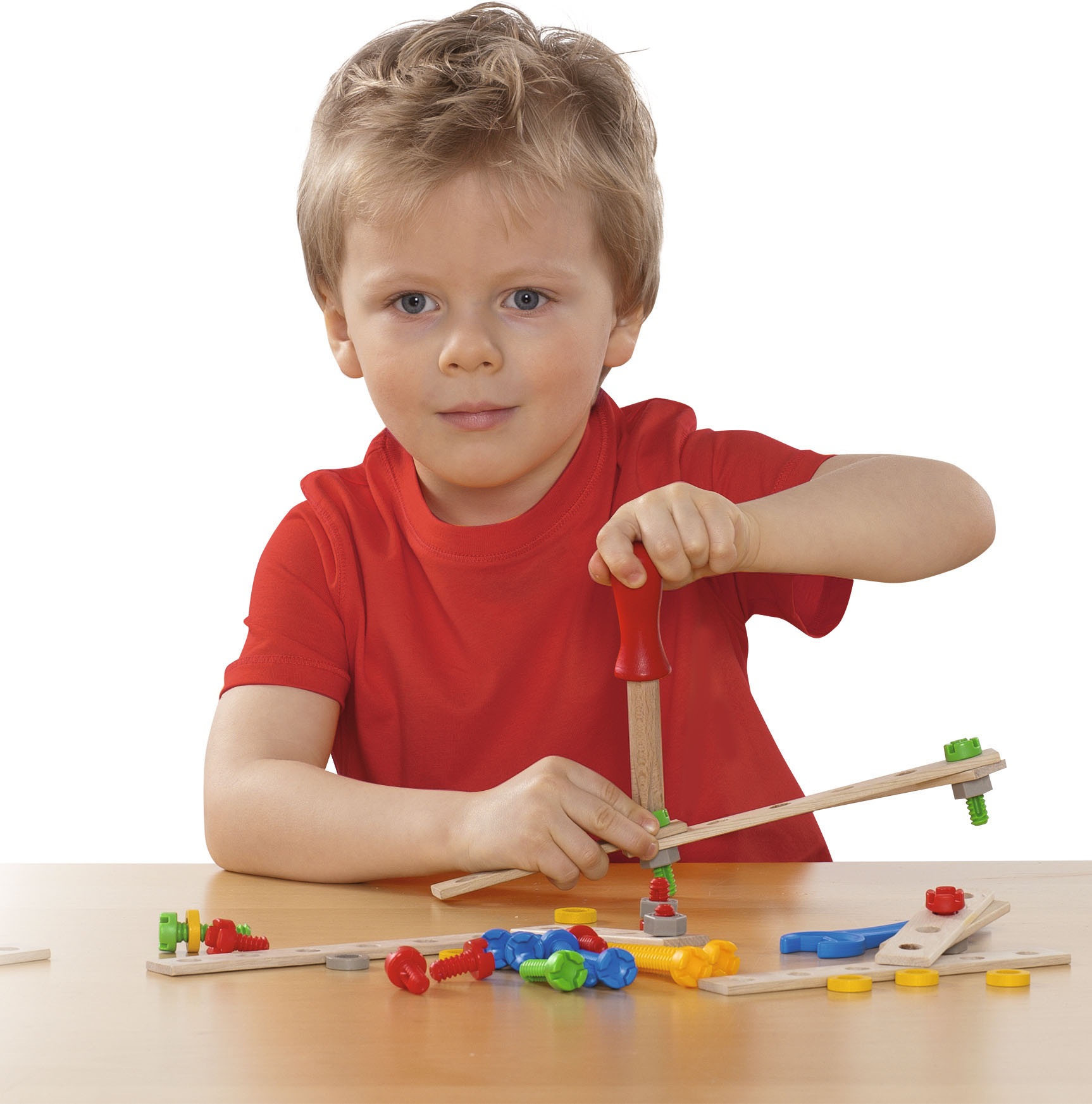 Eichhorn Konstruktionsspielsteine »Constructor Kranwagen, 70tlg.«, (70 St.), Made in Germany, FSC®- schützt Wald - weltweit