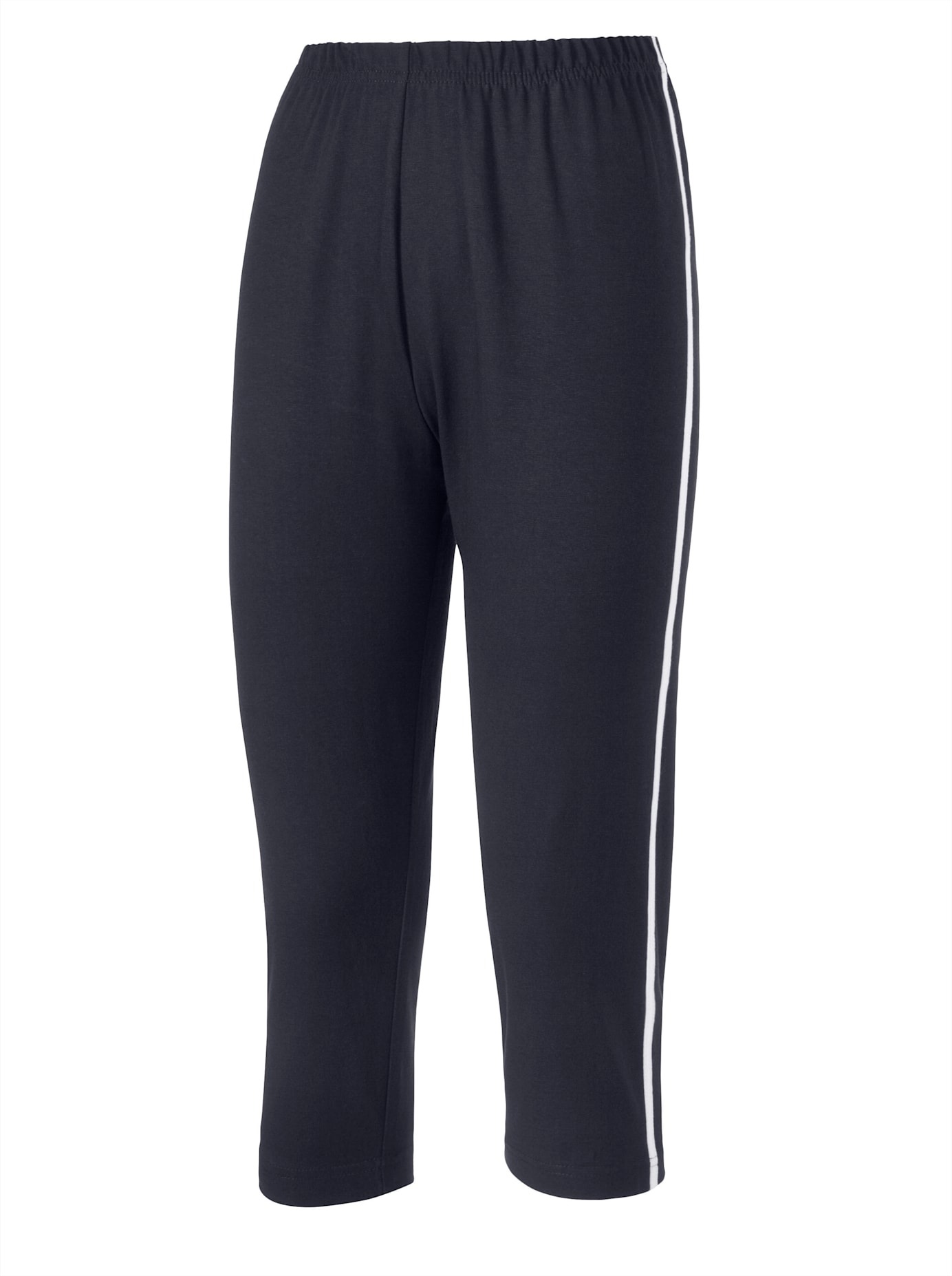 Caprileggings Men Capri Pants Blue/White Size 42 2