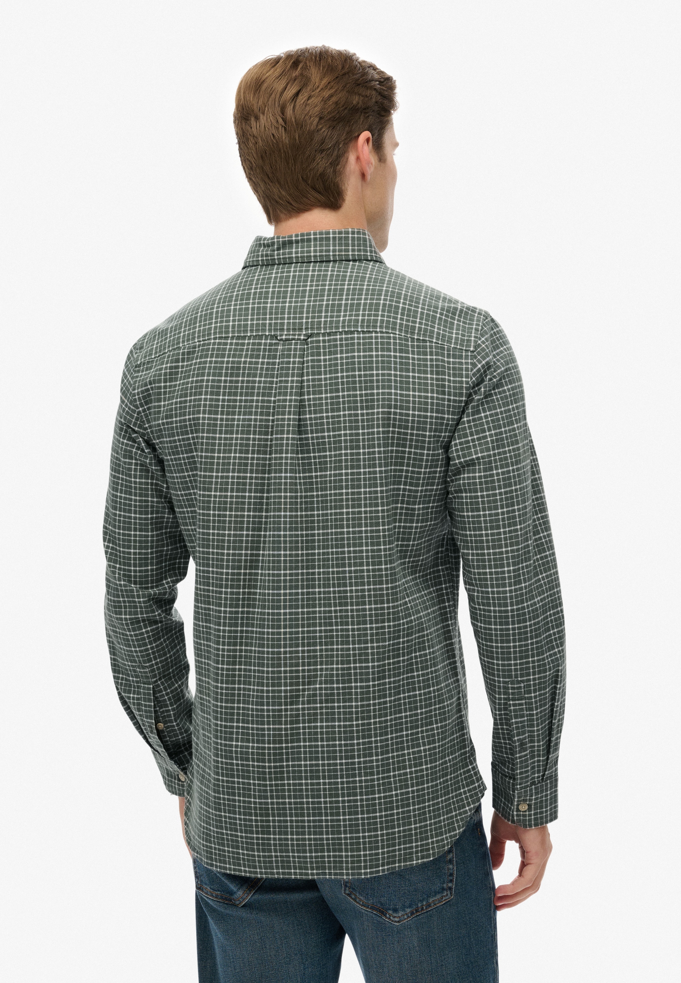 Superdry Langarmhemd »PREMIUM CHECK OXFORD SHIRT«
