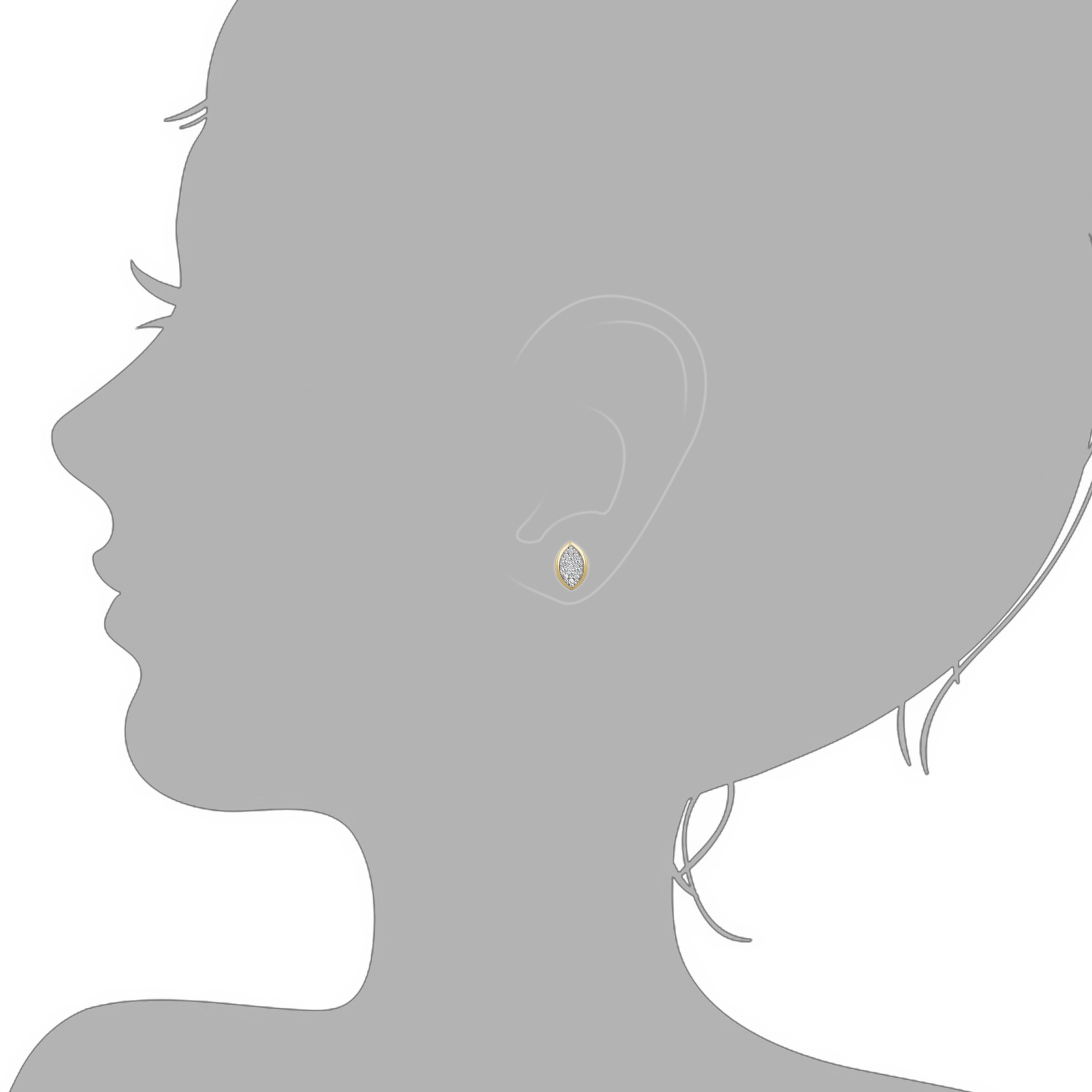 Orolino Paar Ohrstecker »Gold 585 mit 3 Brillanten zus. 0,02ct.«