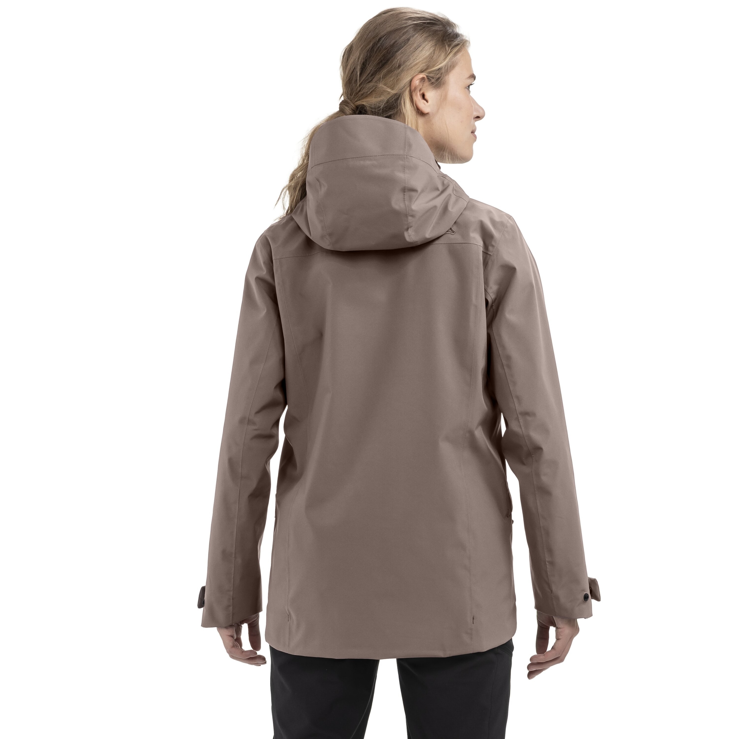 Schöffel Regenjacke »CIRC Jacket Style Smue WMN« mit Kapuze wasserdicht, winddicht, atmungsaktiv, mit Kapuze mit Kordelzug