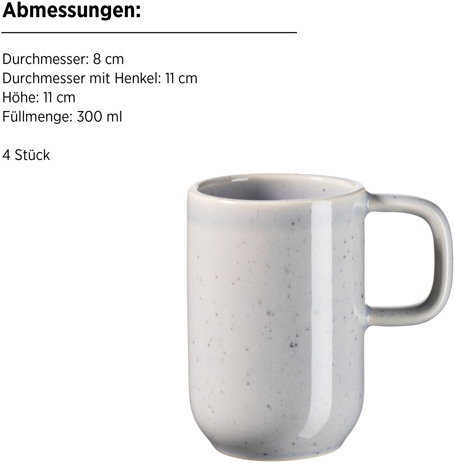 MÄSER Frühstücks-Geschirrset »CANDY, aus Steinzeug«, (Set, 12 tlg.), Geschirr-Set, Service