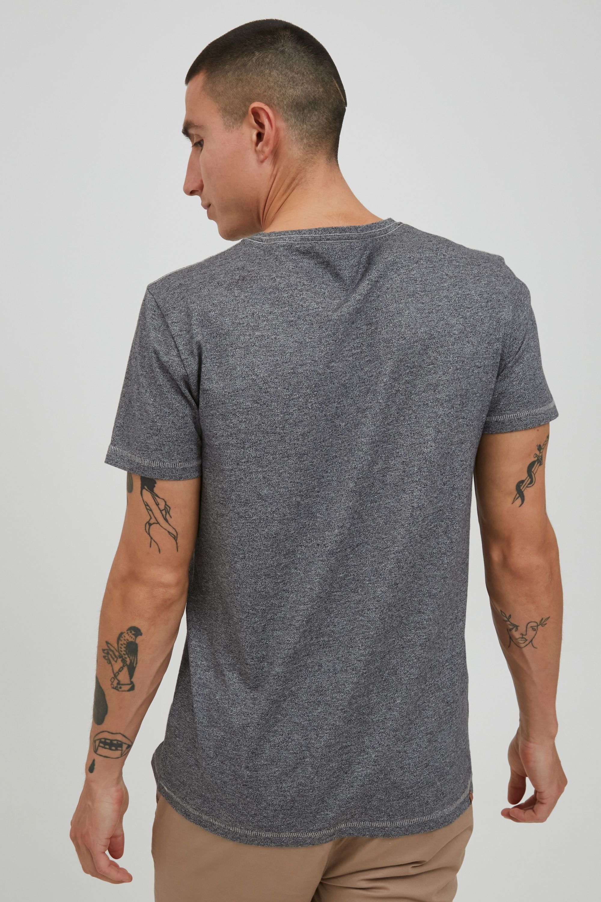 T-Shirt 11 PROJECT "T-Shirt PRSietse", Herren, Gr. XXL, schwarz, Obermaterial: 50% Baumwolle CO. 50% Polyester PES., Shirts T-Shirt 3