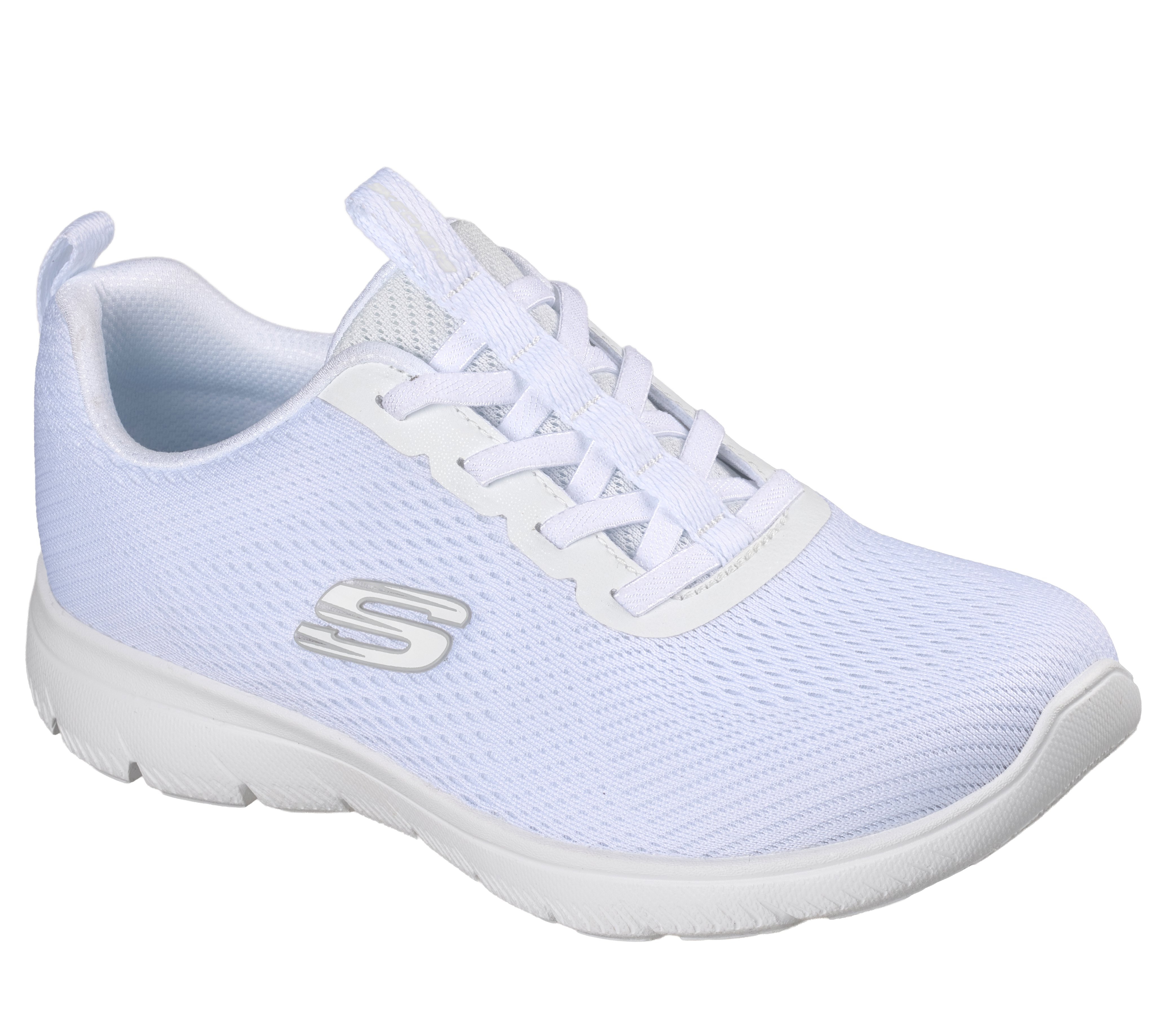 Skechers Slip-On Sneaker "SUMMITS" Schlupfschuh, Halbschuh, Freizeitschuh mit elastischen Schnürsenkeln