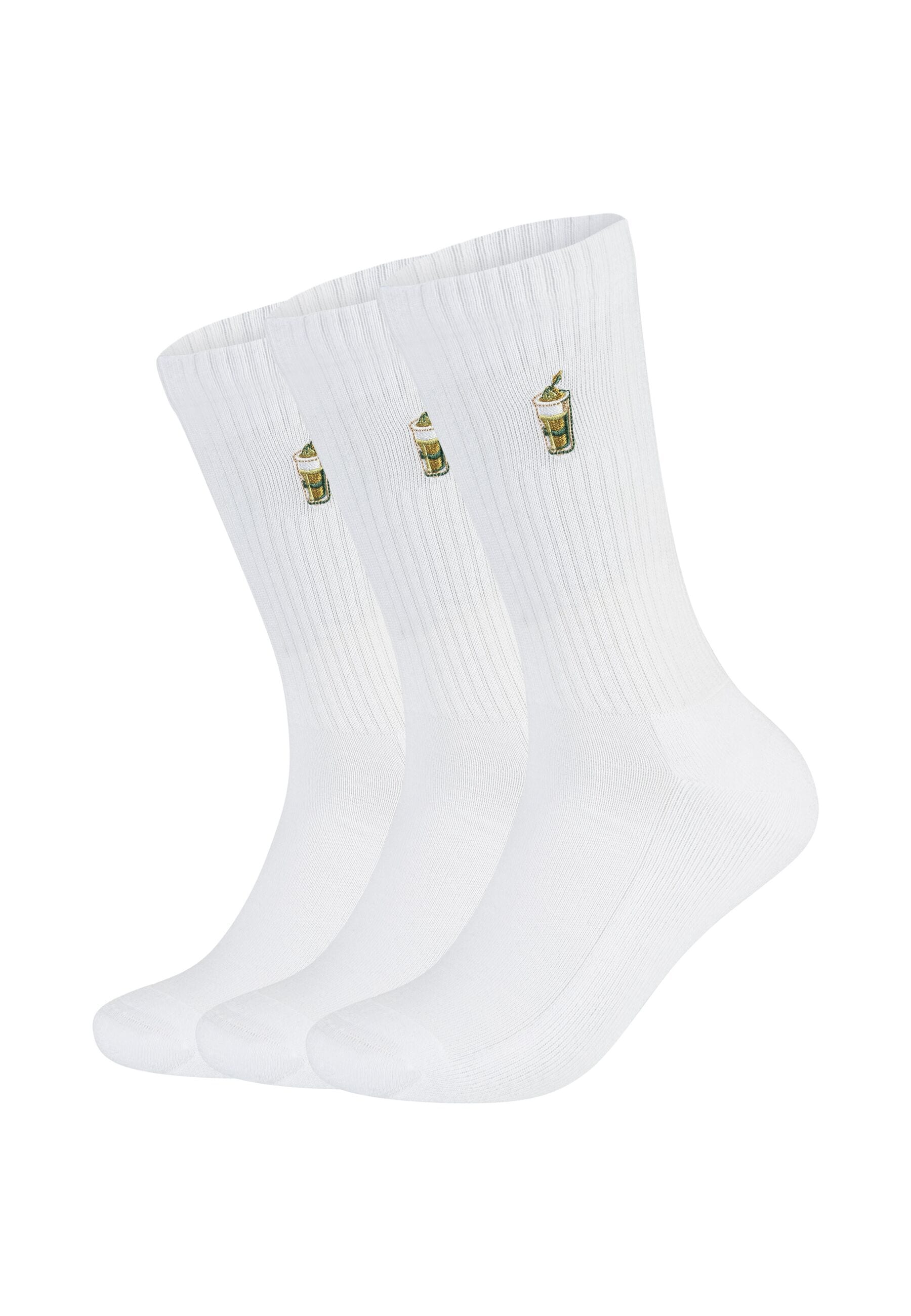 Flip Sox "3er Pack" 3er Pack Baumwolle aus kontrolliertem Anbau, Feine Motiv-Stickerei