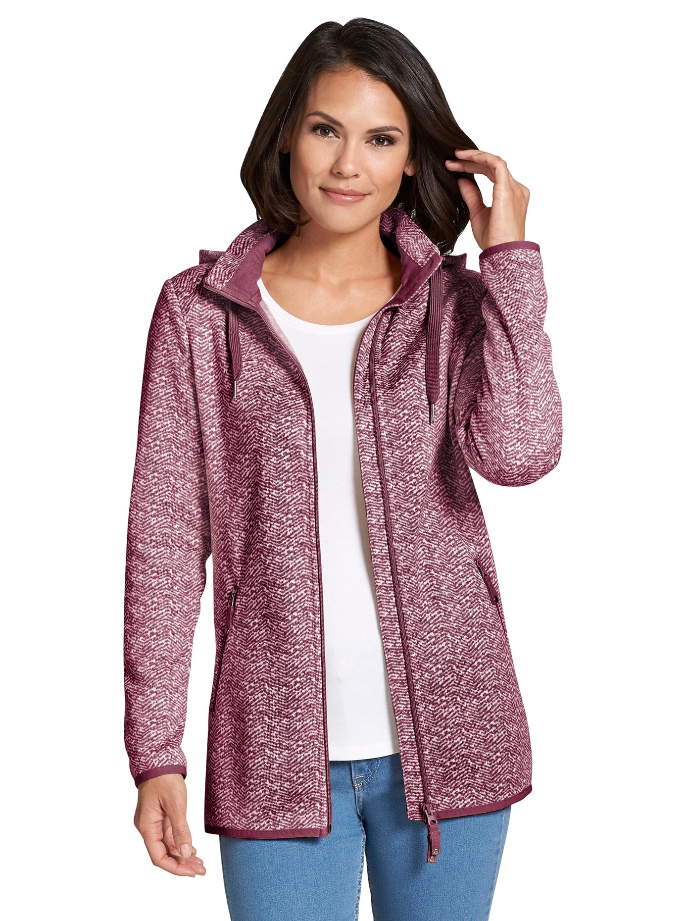 Casual Looks Kapuzenfleecejacke BAUR für | kaufen