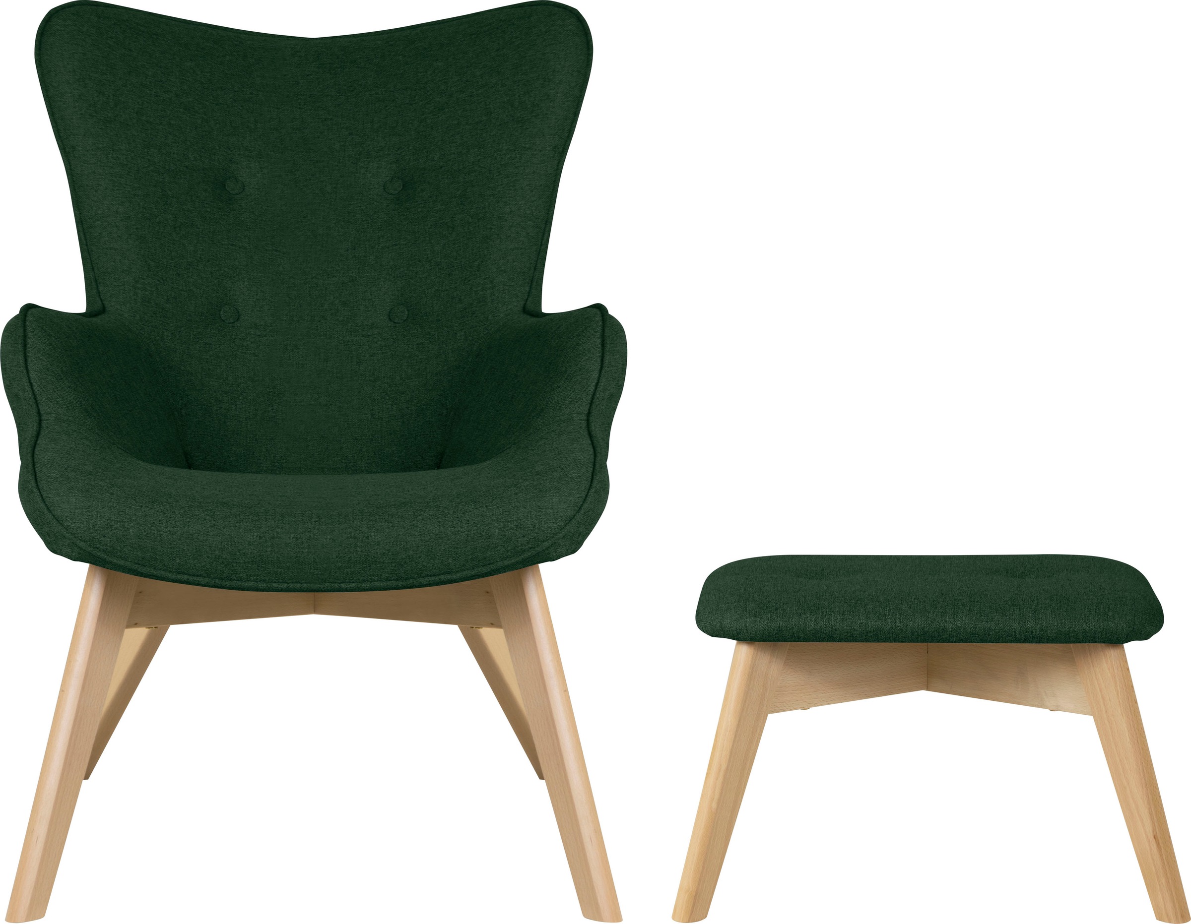 Home Affaire Nicko Armchair dark green 8